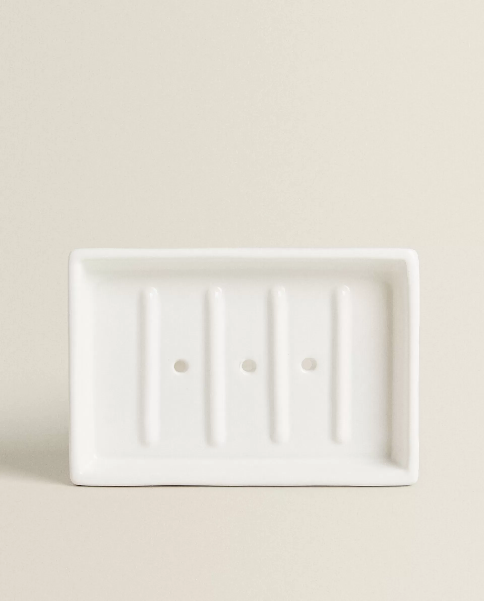 ZARA Home Earthenware Soap Dish White Cheap
