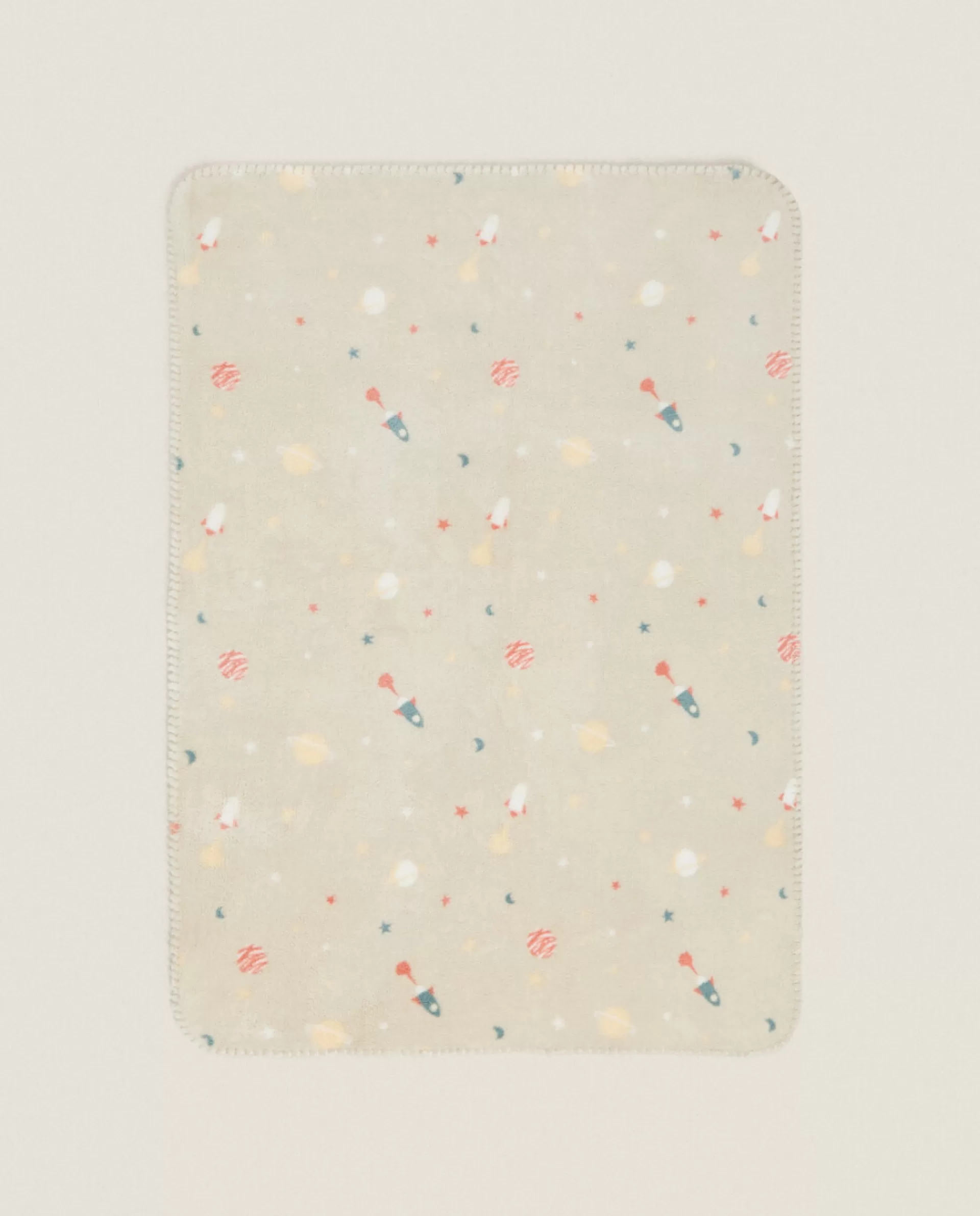 ZARA Home Fleece Blanket Multicolored Hot