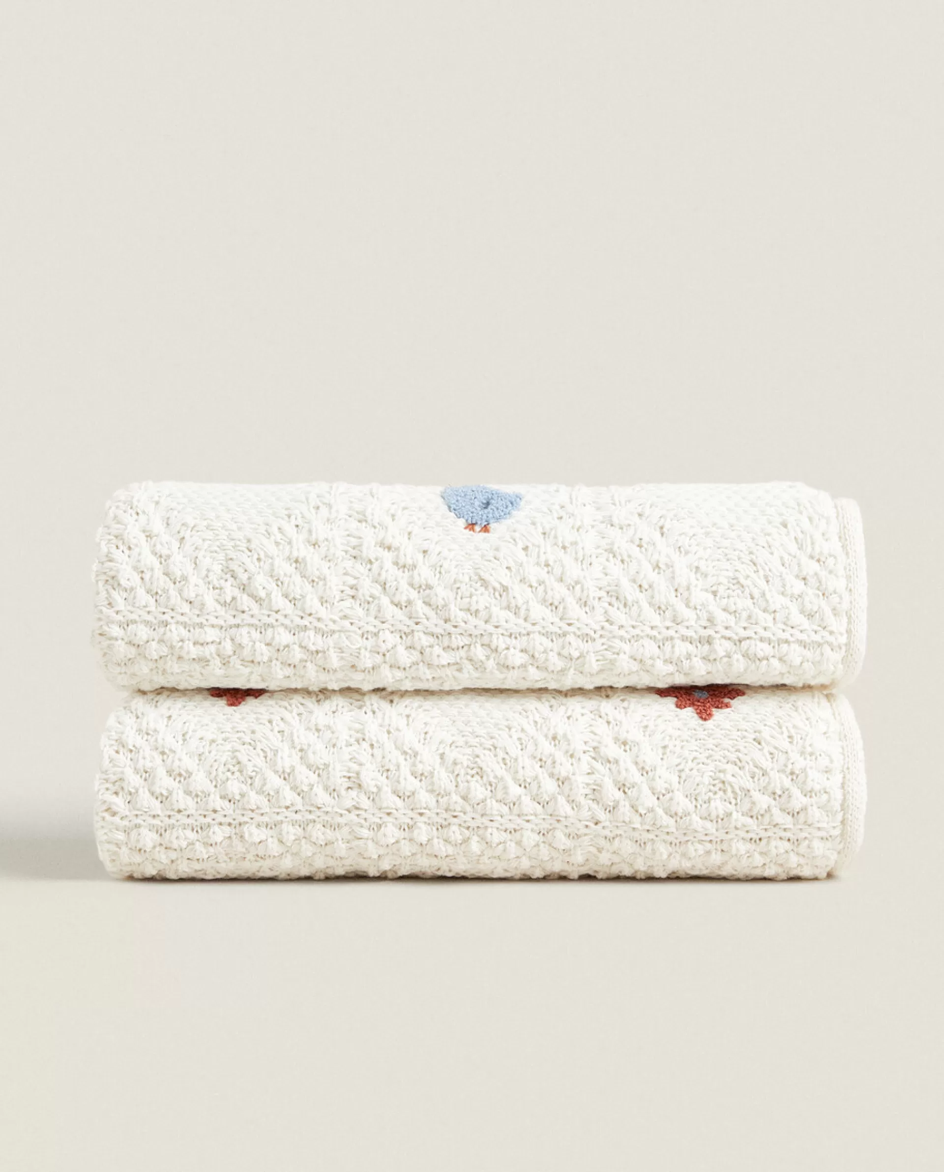 ZARA Home Floral Crochet Blanket Multicolored Best Sale