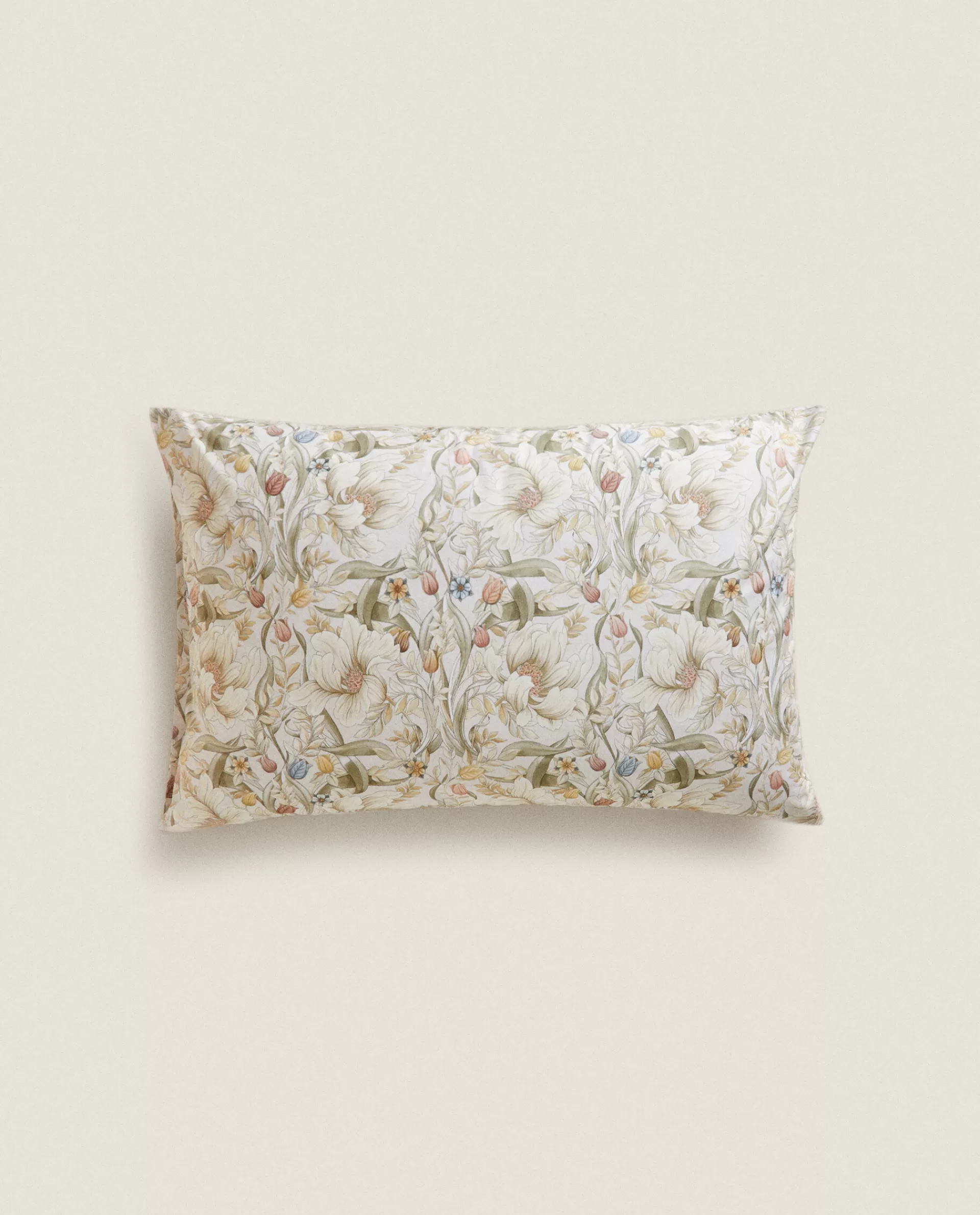 floral_print_pillowcase_4-15.webp ZARA Home Floral Print Pillowcase Oyster White New