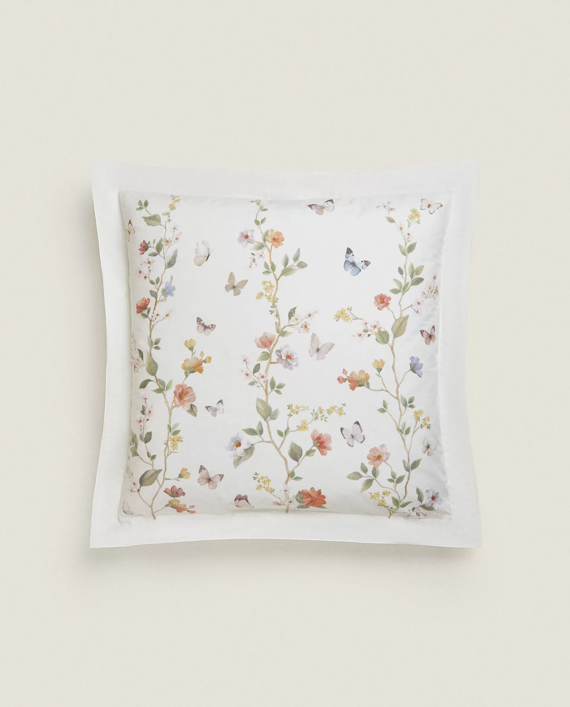 flower_and_butterfly_print_pillowcase_3-1.webp ZARA Home Flower And Butterfly Print Pillowcase Oyster White Clearance