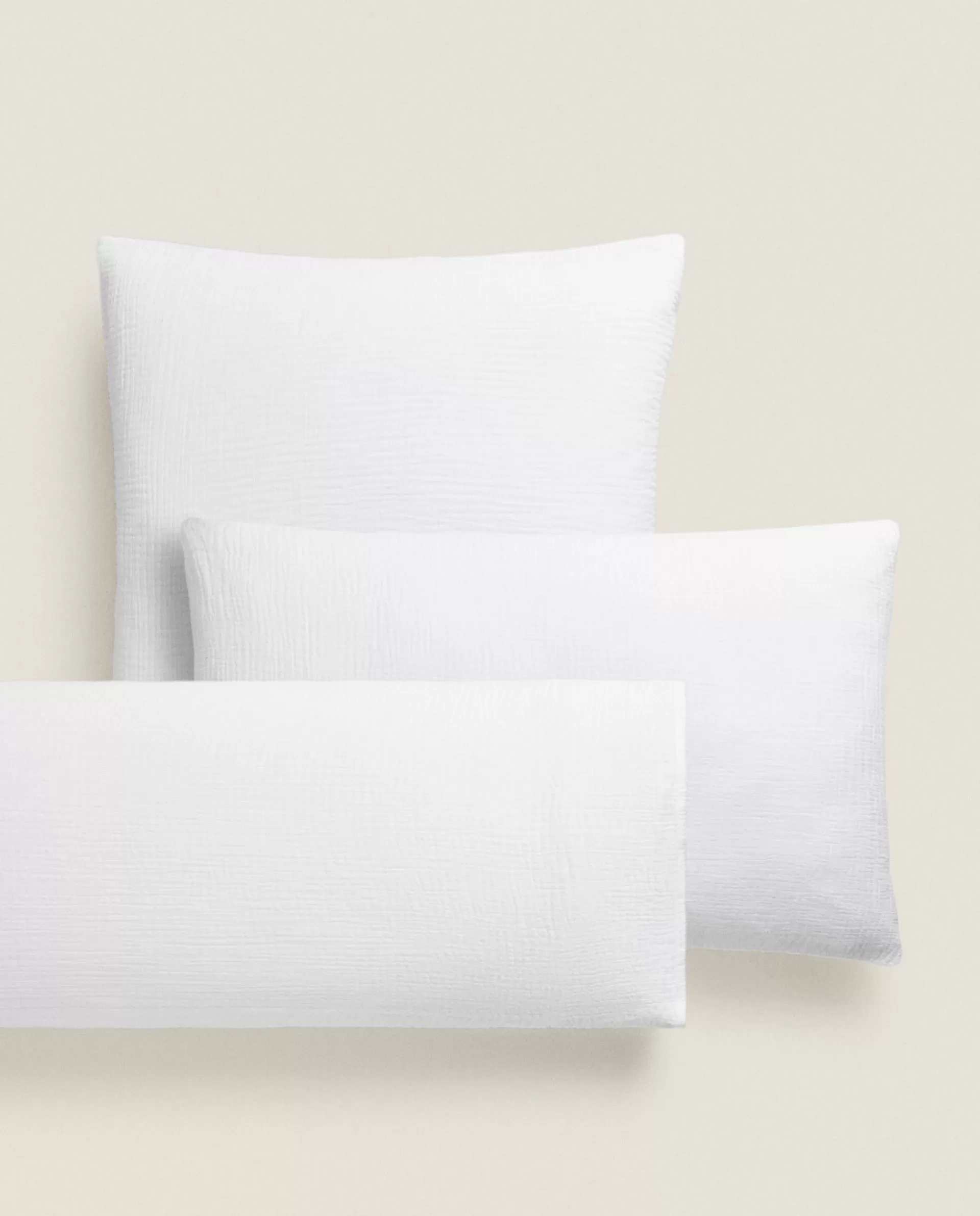 ZARA Home Gauze Pillowcase White Online