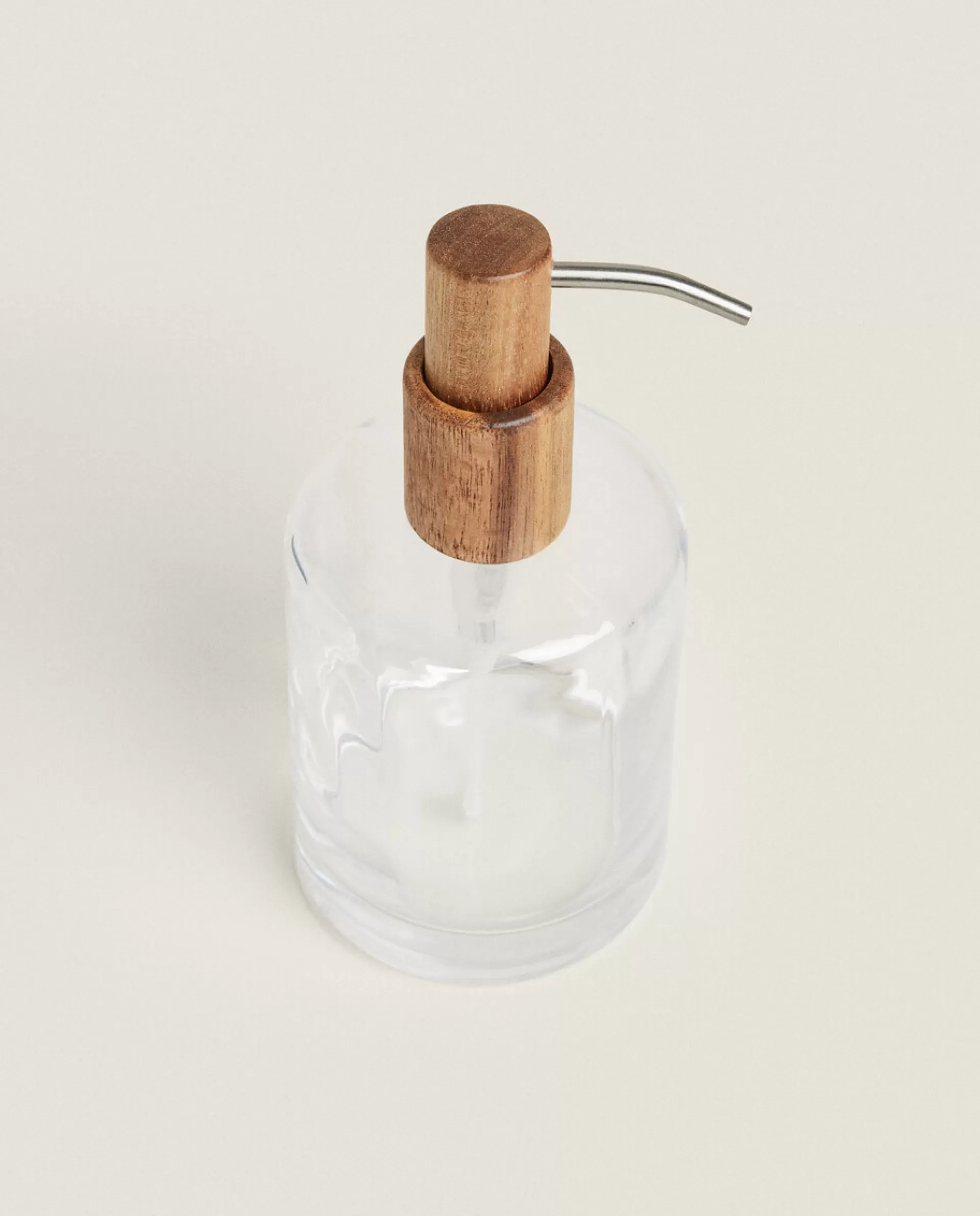 ZARA Home Glass And Wood Dispenser Transparent Flash Sale