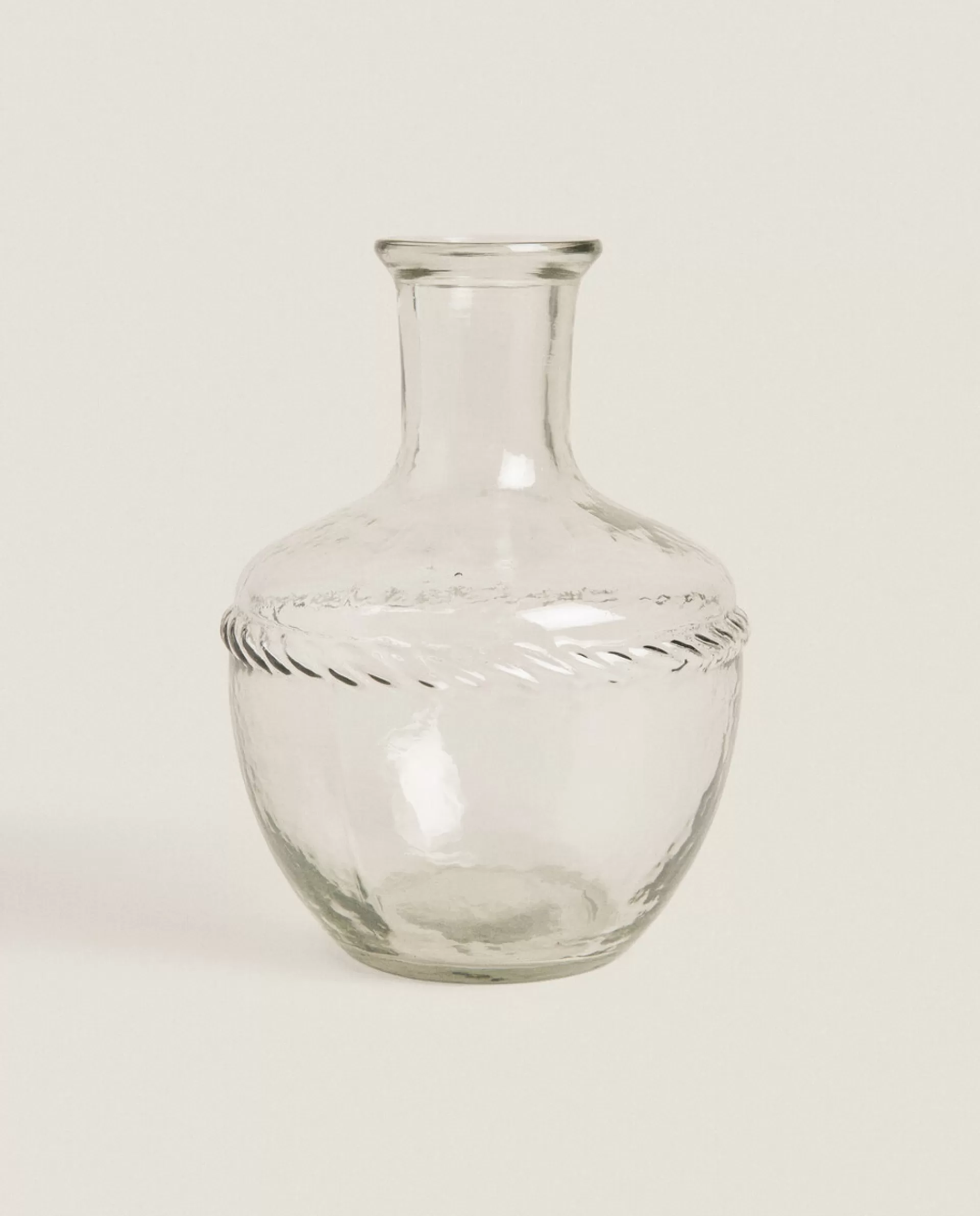 ZARA Home Glass Bottle Vase Transparent Cheap