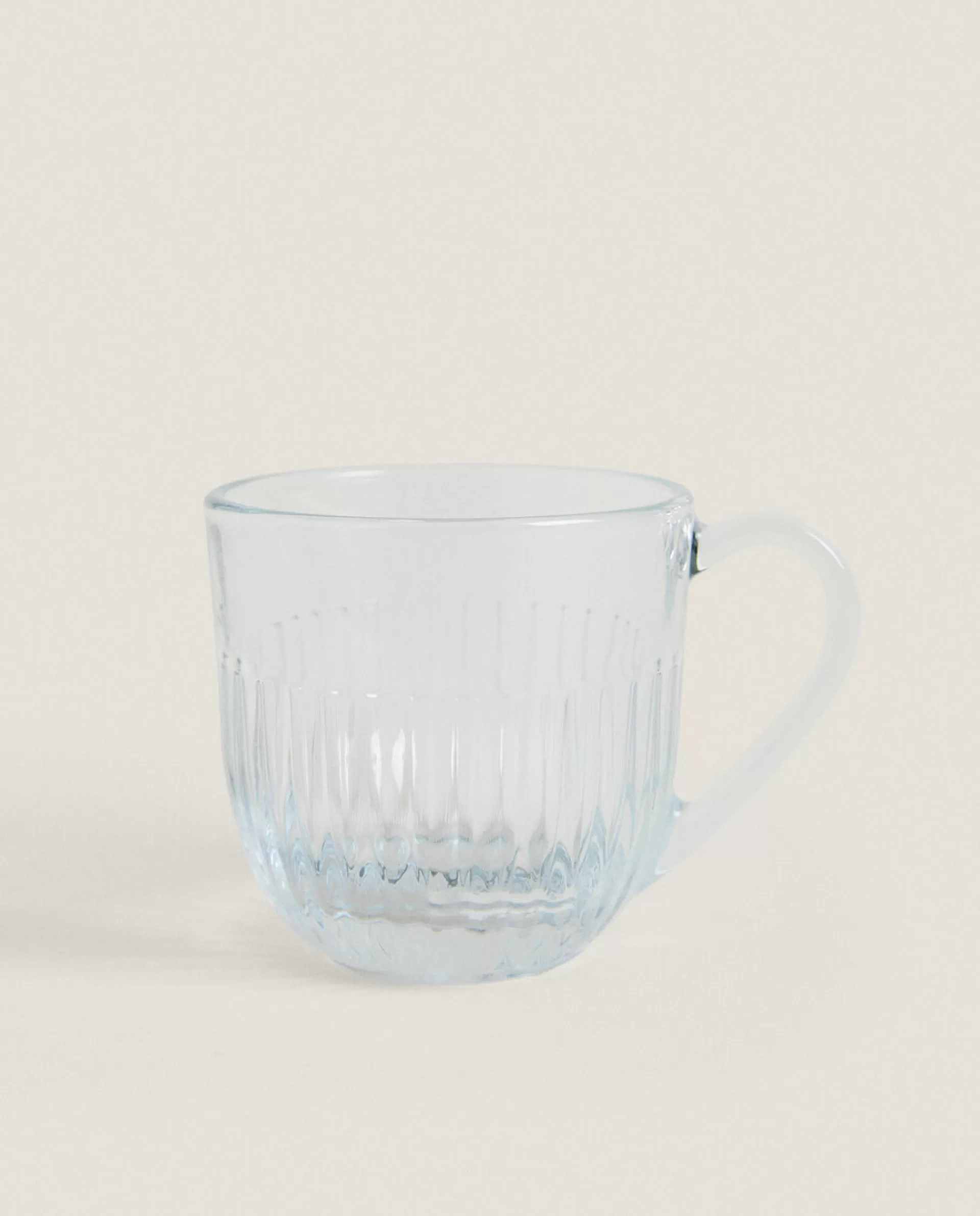 ZARA Home Glass Mug Transparent Sale
