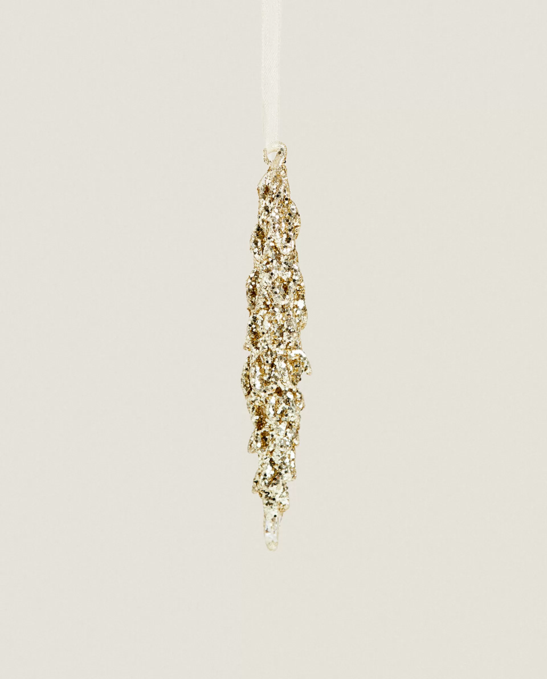ZARA Home Glittery Christmas Branch Decoration Golden Cheap
