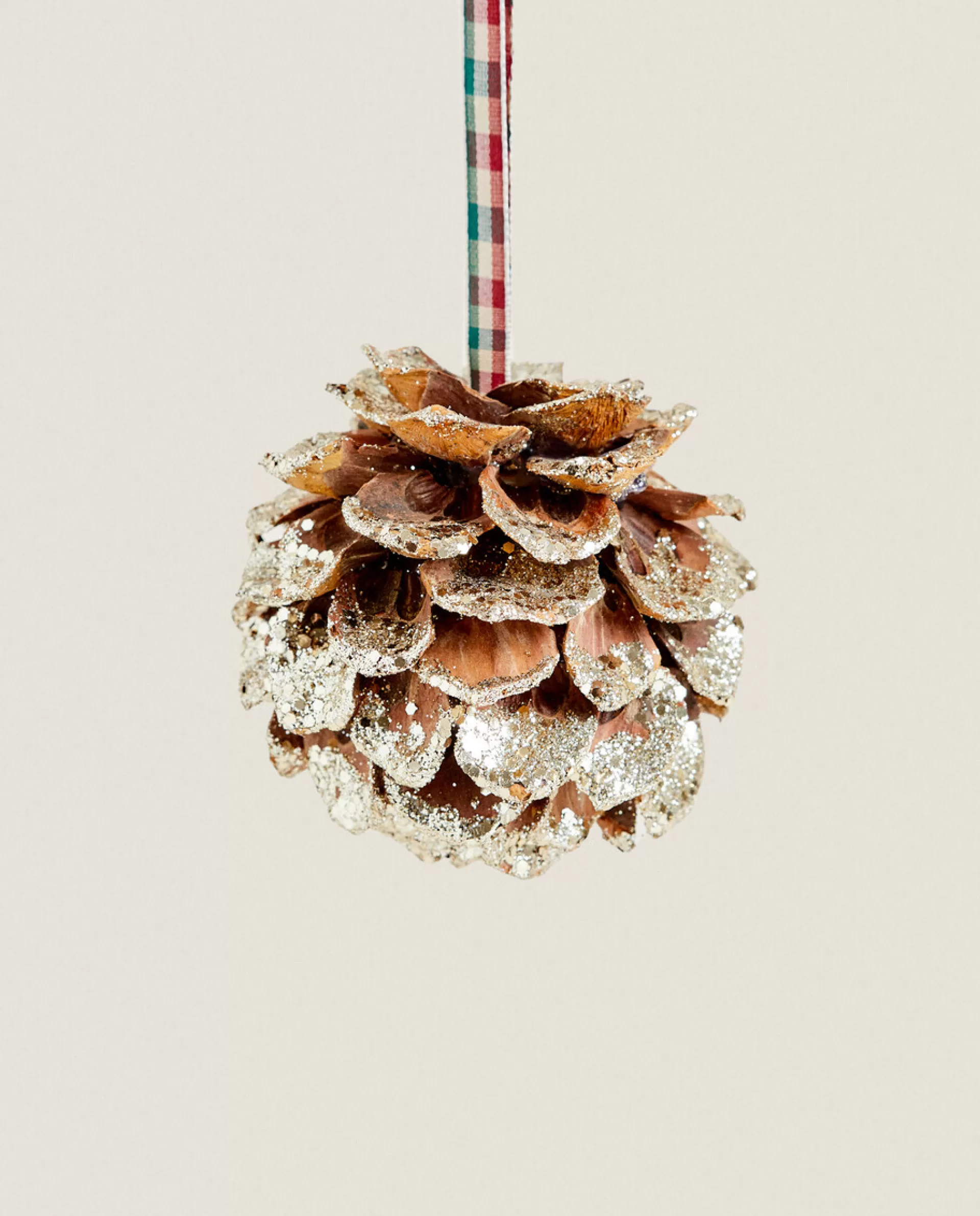 ZARA Home Glittery Christmas Pineapple Decoration Brown Best Sale