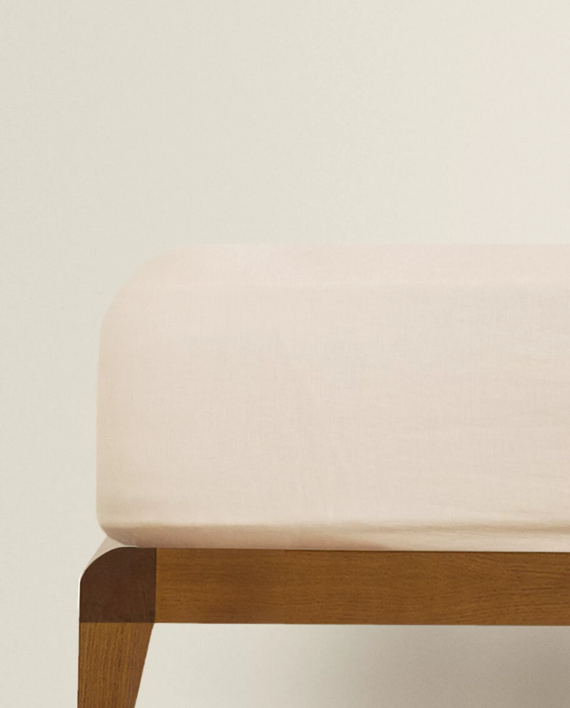 ZARA Home (140 Gsm) Washed Linen Fitted Sheet Pink Shop