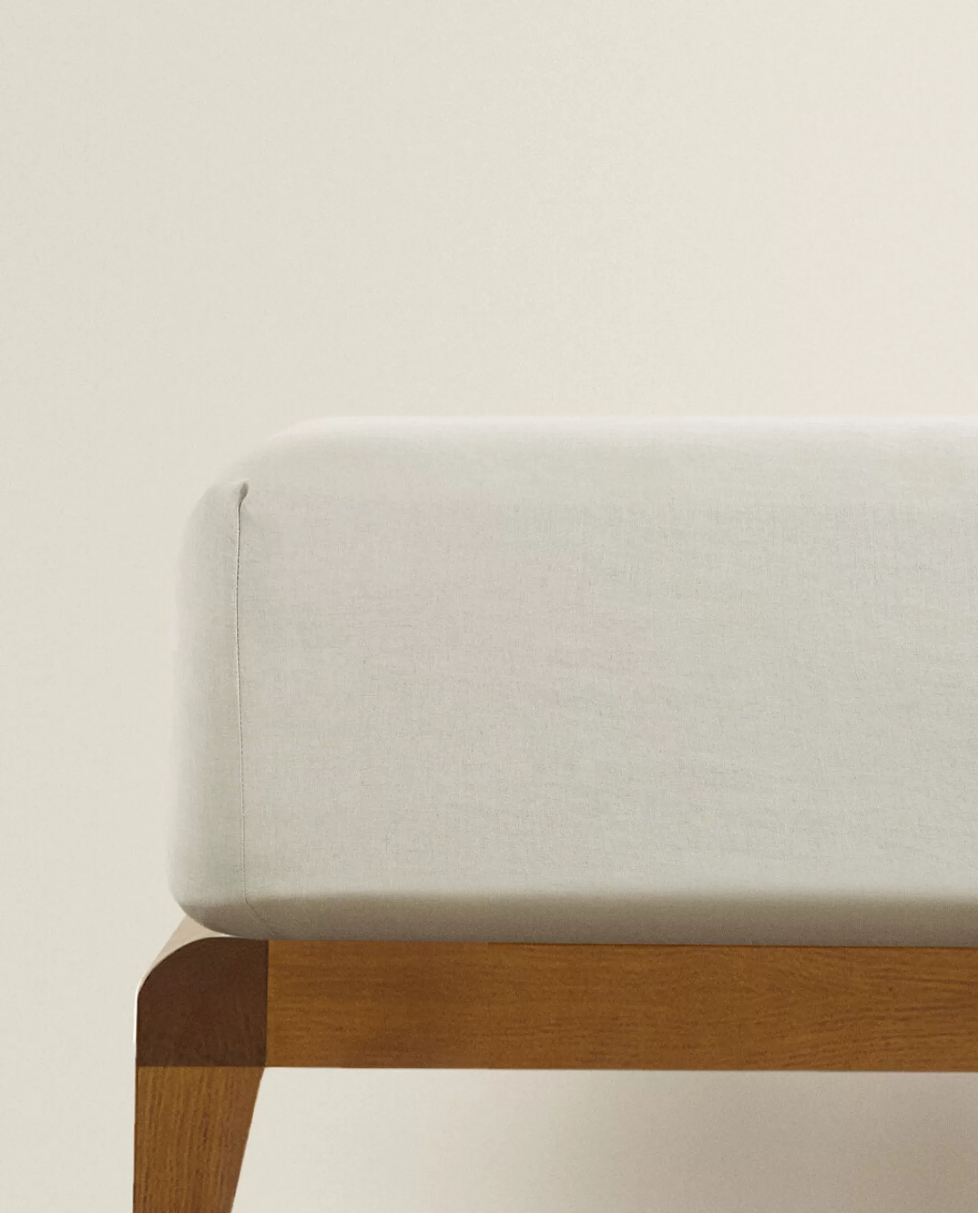 ZARA Home (140 Gsm) Washed Linen Fitted Sheet Green Sale