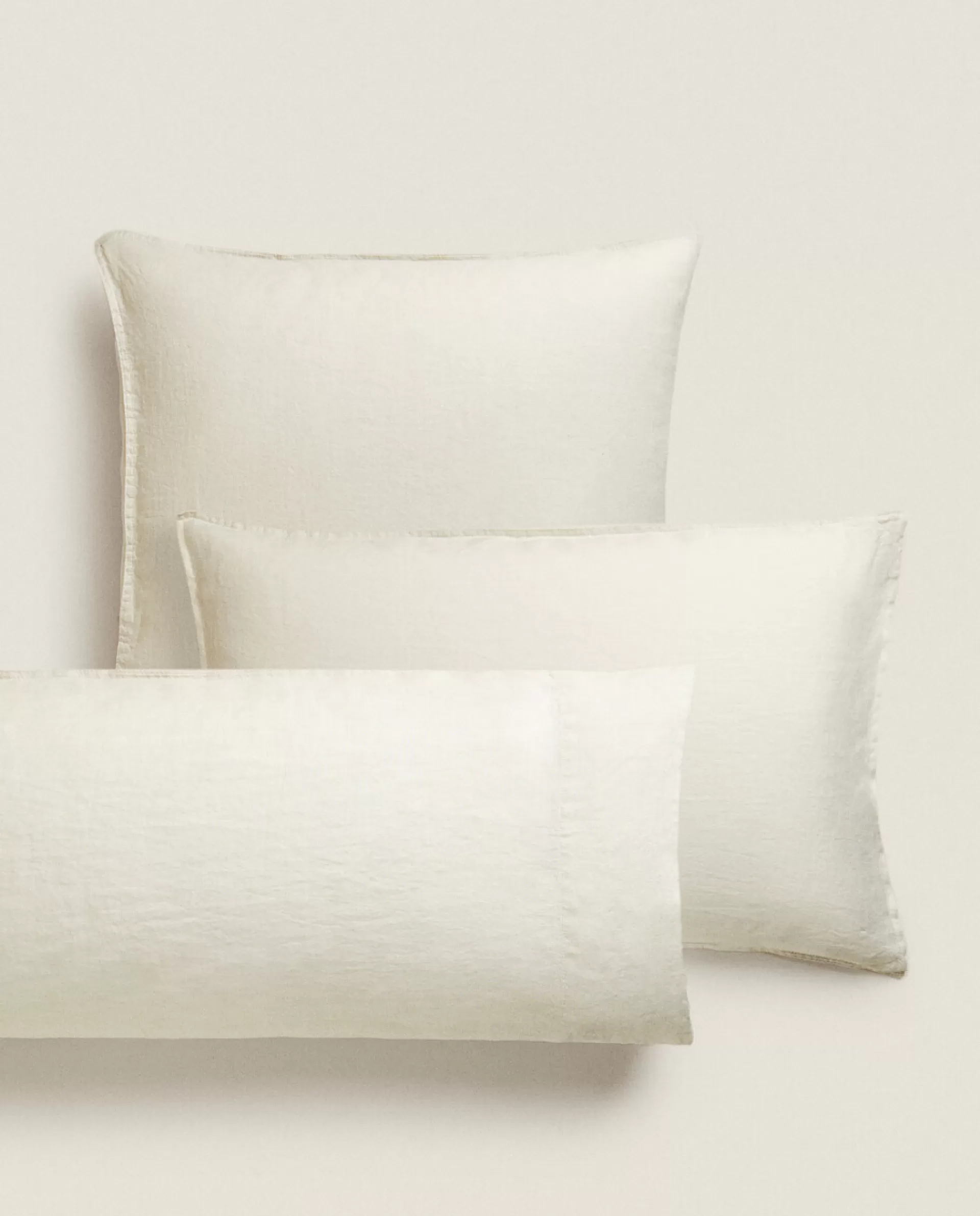 ZARA Home (140 Gsm) Washed Linen Pillowcase Sand Sale