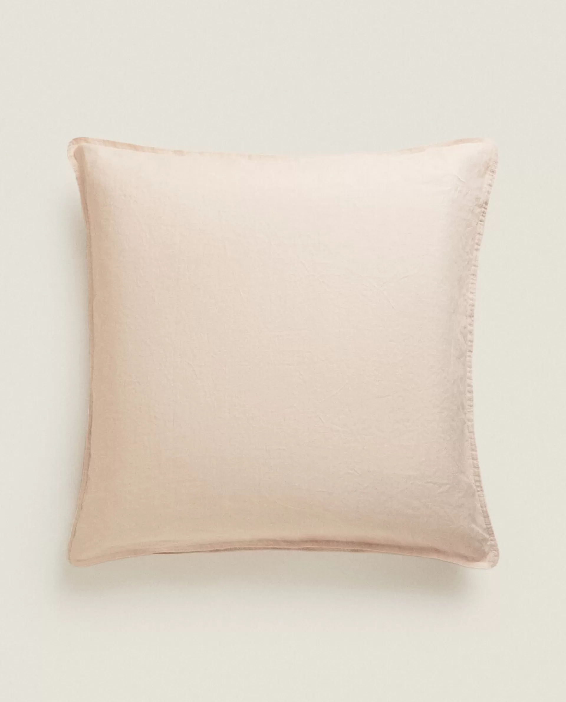 ZARA Home (140 Gsm) Washed Linen Pillowcase Pink Store