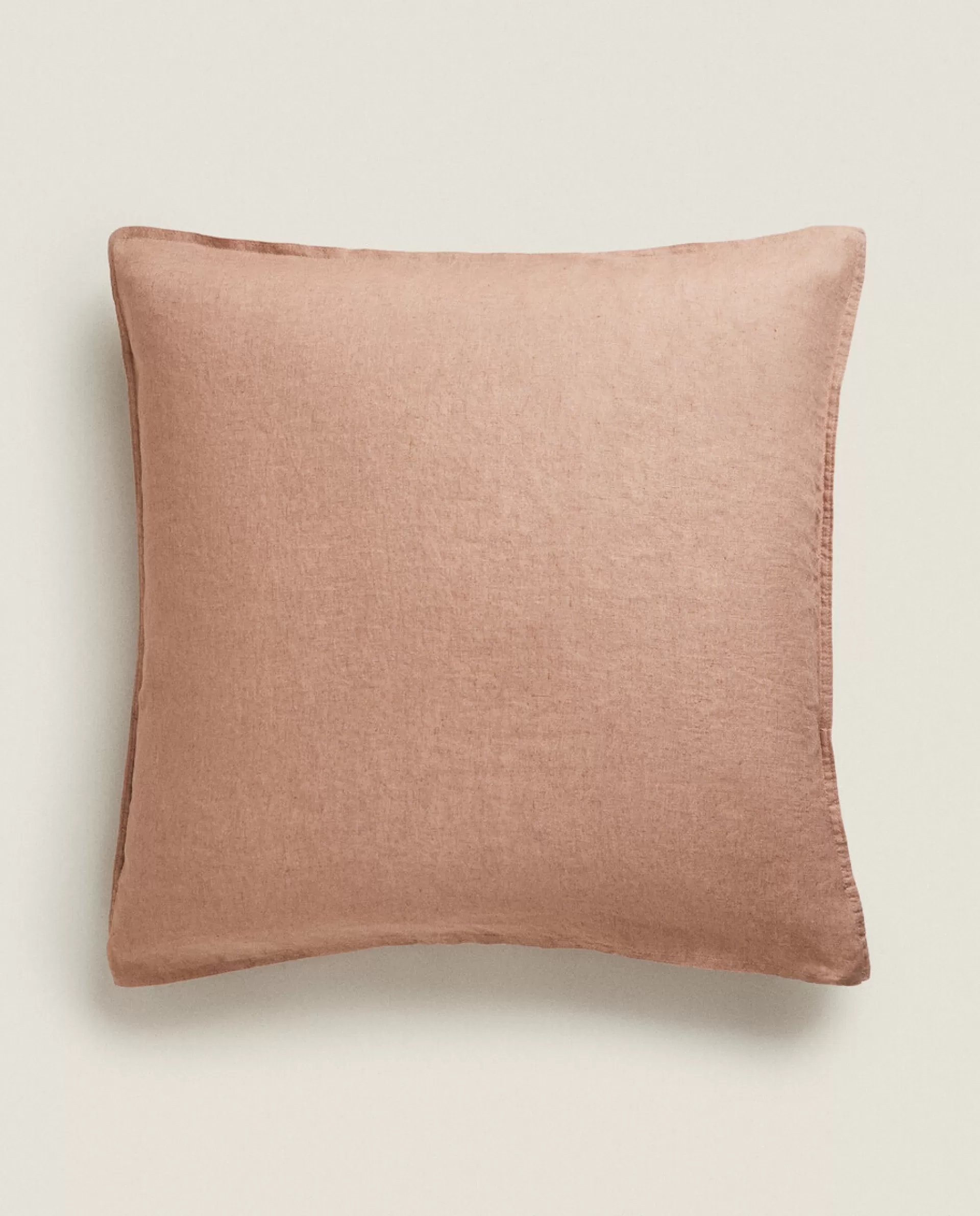 ZARA Home (140 Gsm) Washed Linen Pillowcase Pink Sale