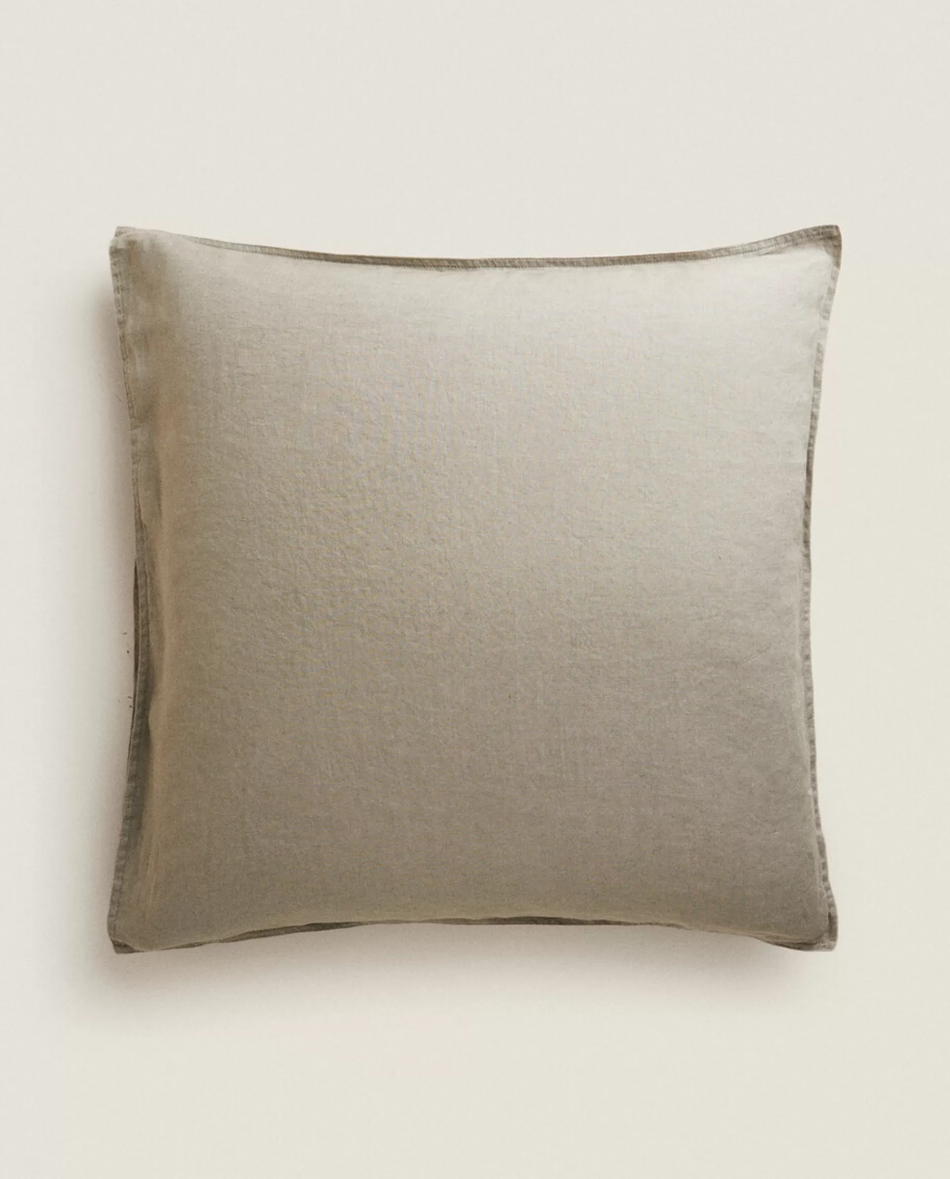 ZARA Home (140 Gsm) Washed Linen Pillowcase Middle Grey Discount