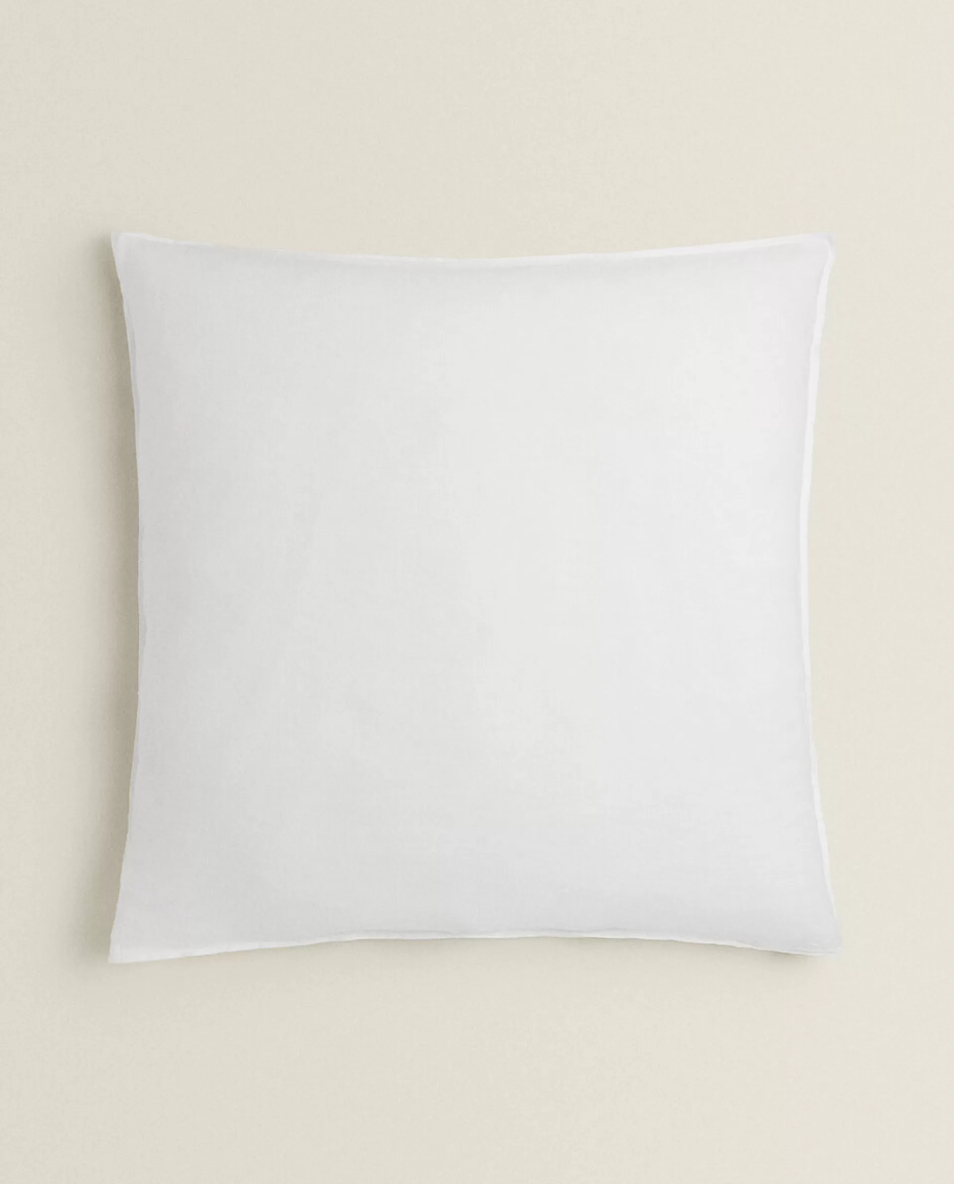 ZARA Home (160 Gsm) Washed Linen Pillowcase White Shop