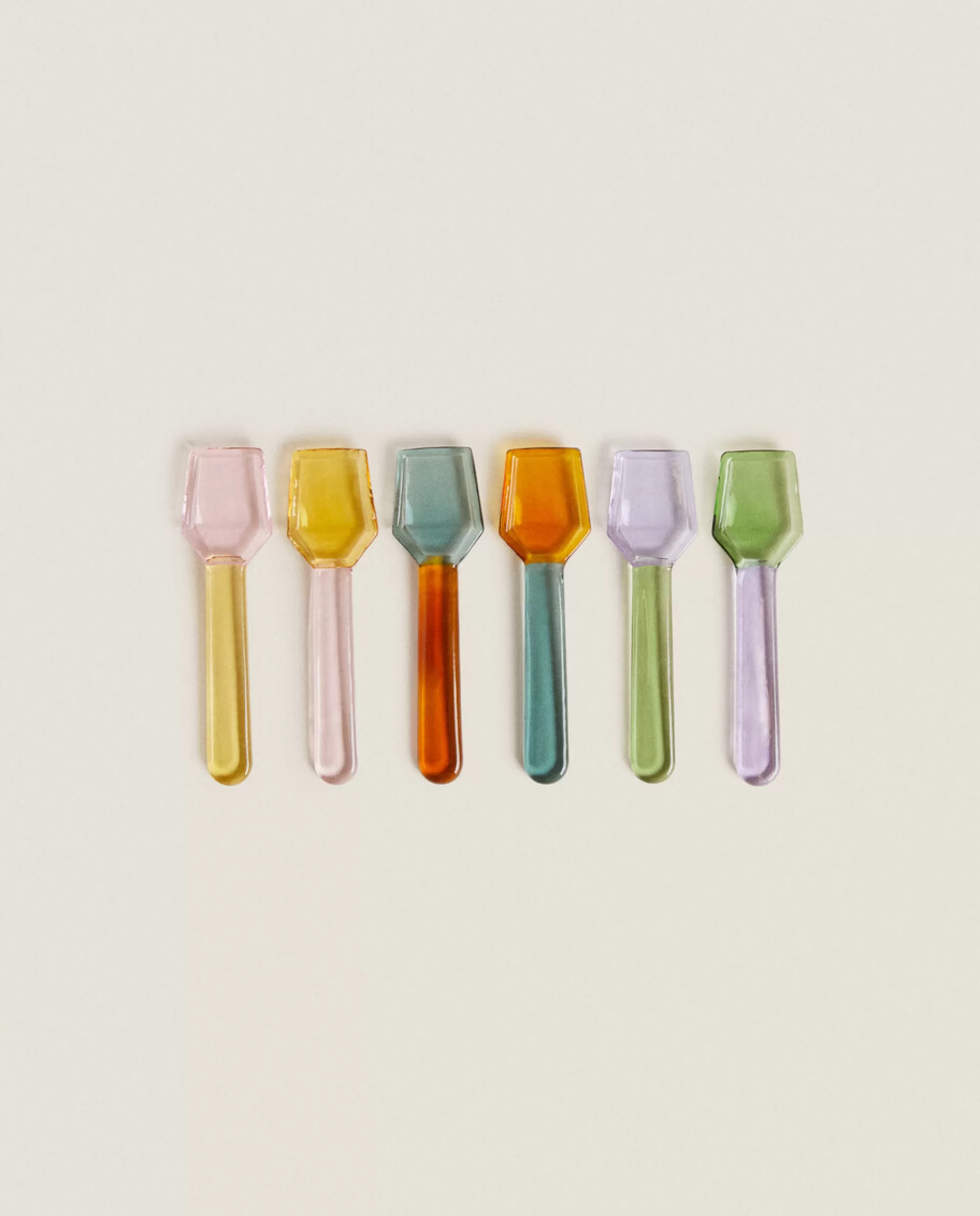ZARA Home Ice Cream Spoons Green Sale