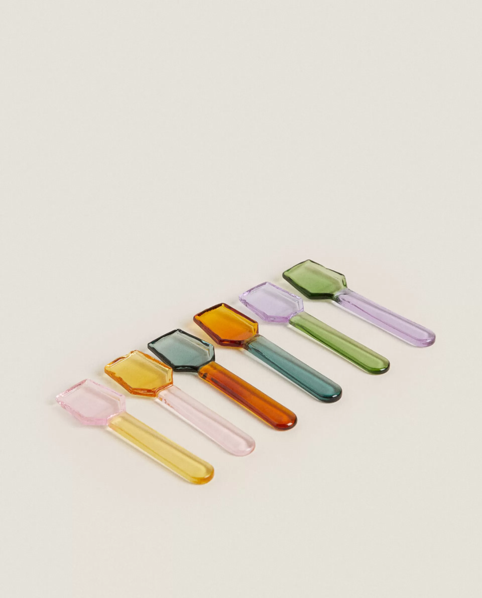 ZARA Home Ice Cream Spoons Green Sale