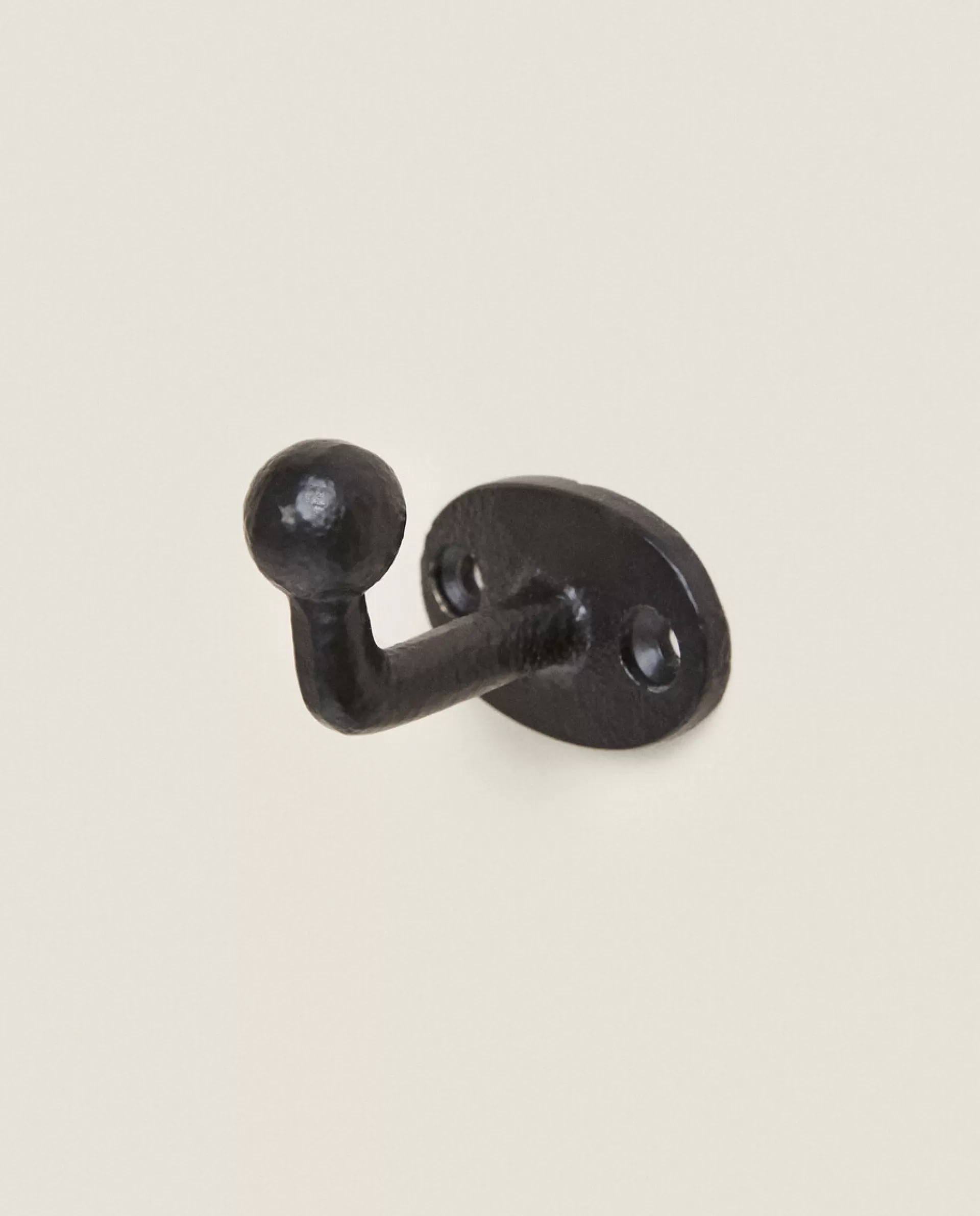 ZARA Home Iron Hook Black New
