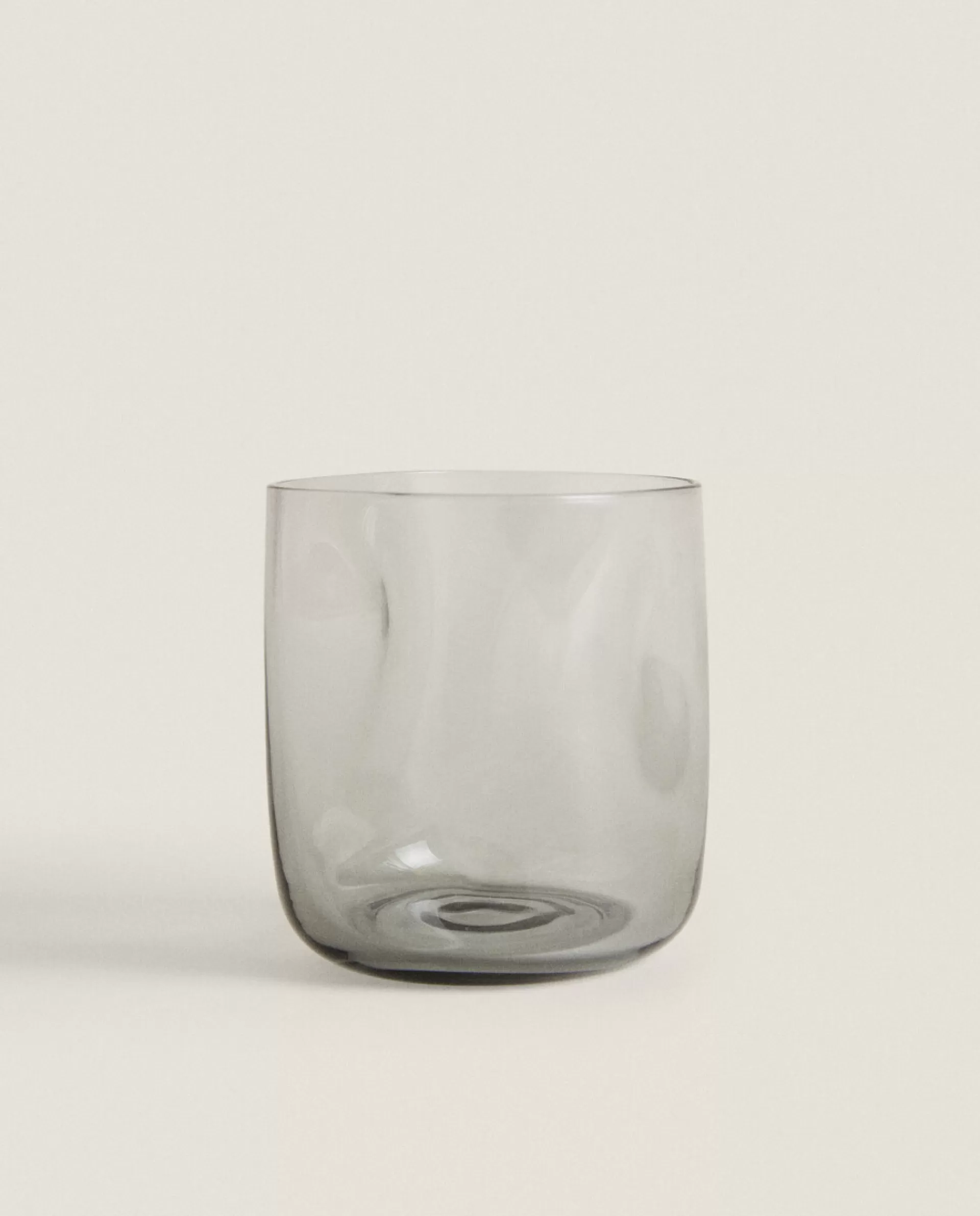 ZARA Home Irregular Glass Tumbler Grey/Blue Sale