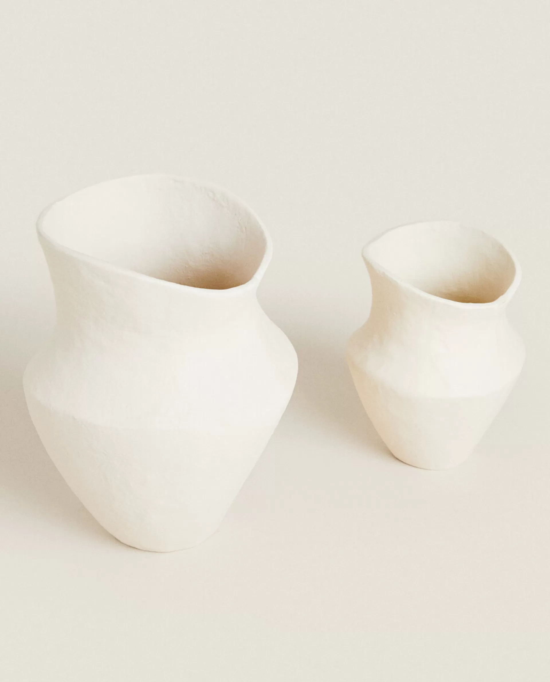 ZARA Home Irregular-Shaped Vase Cream Shop