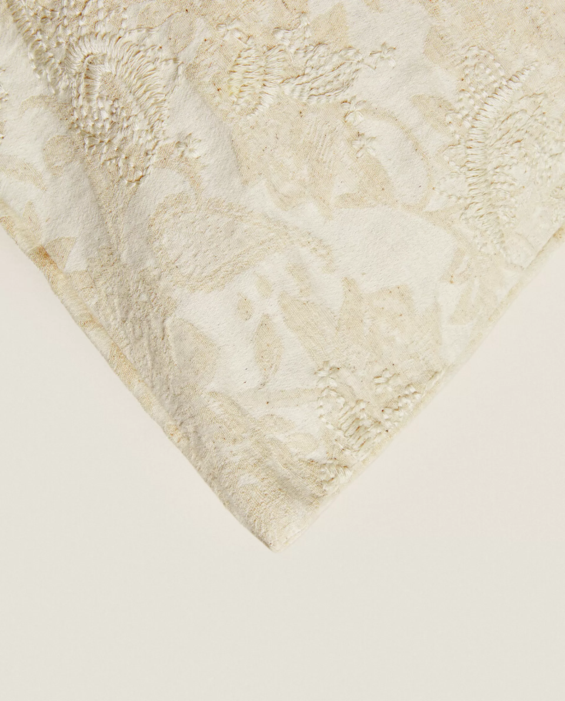 ZARA Home Jacquard Throw Pillow Cover Natural Colour Best Sale