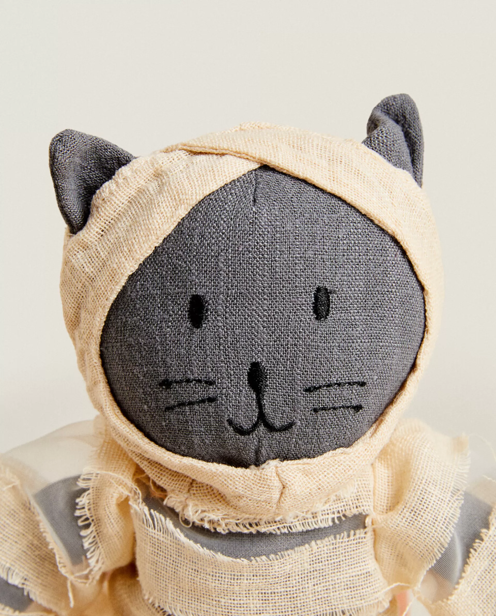 ZARA Home Kids' Halloween Mummy Cat Plush Toy Multicolored Online