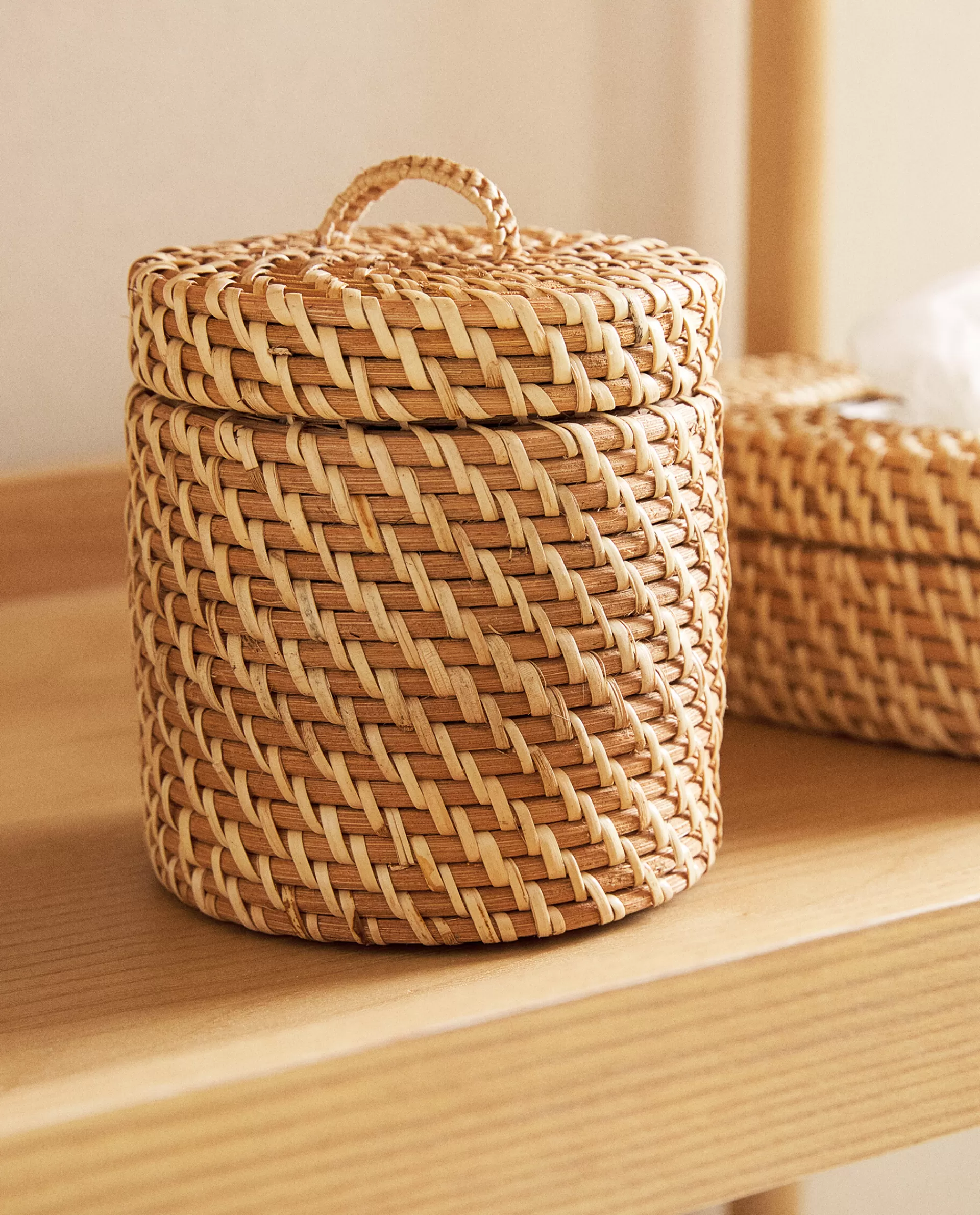 kids_rattan_hamper_with_lid_2-2.webp ZARA Home Kids' Rattan Hamper With Lid Natural Colour Cheap