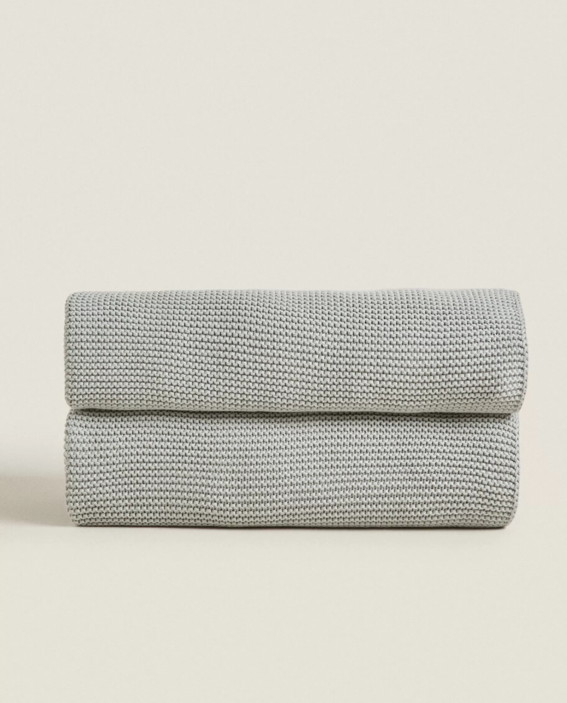 ZARA Home Knit Baby Blanket Grey Store