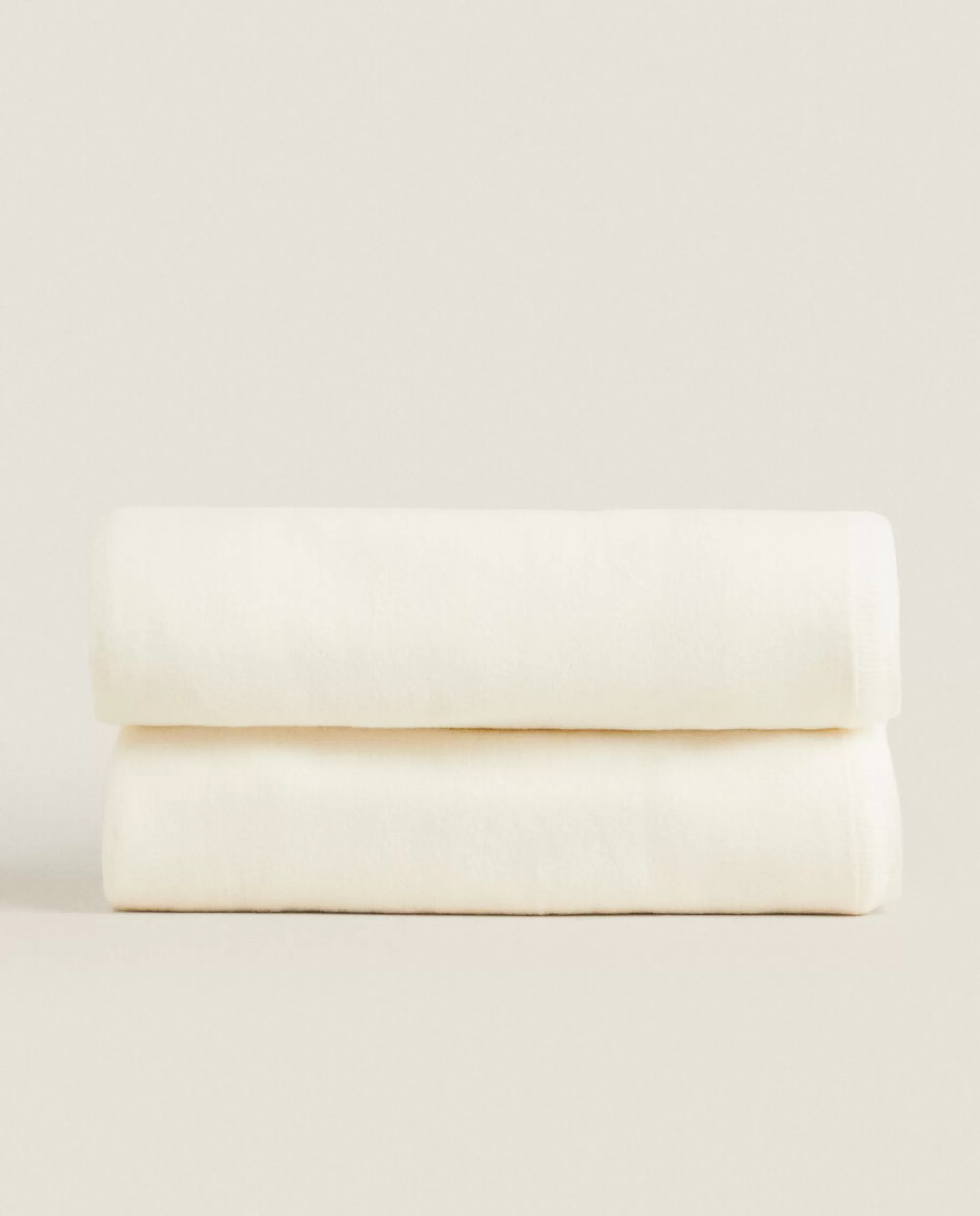 ZARA Home Knit Baby Blanket Oyster White Flash Sale
