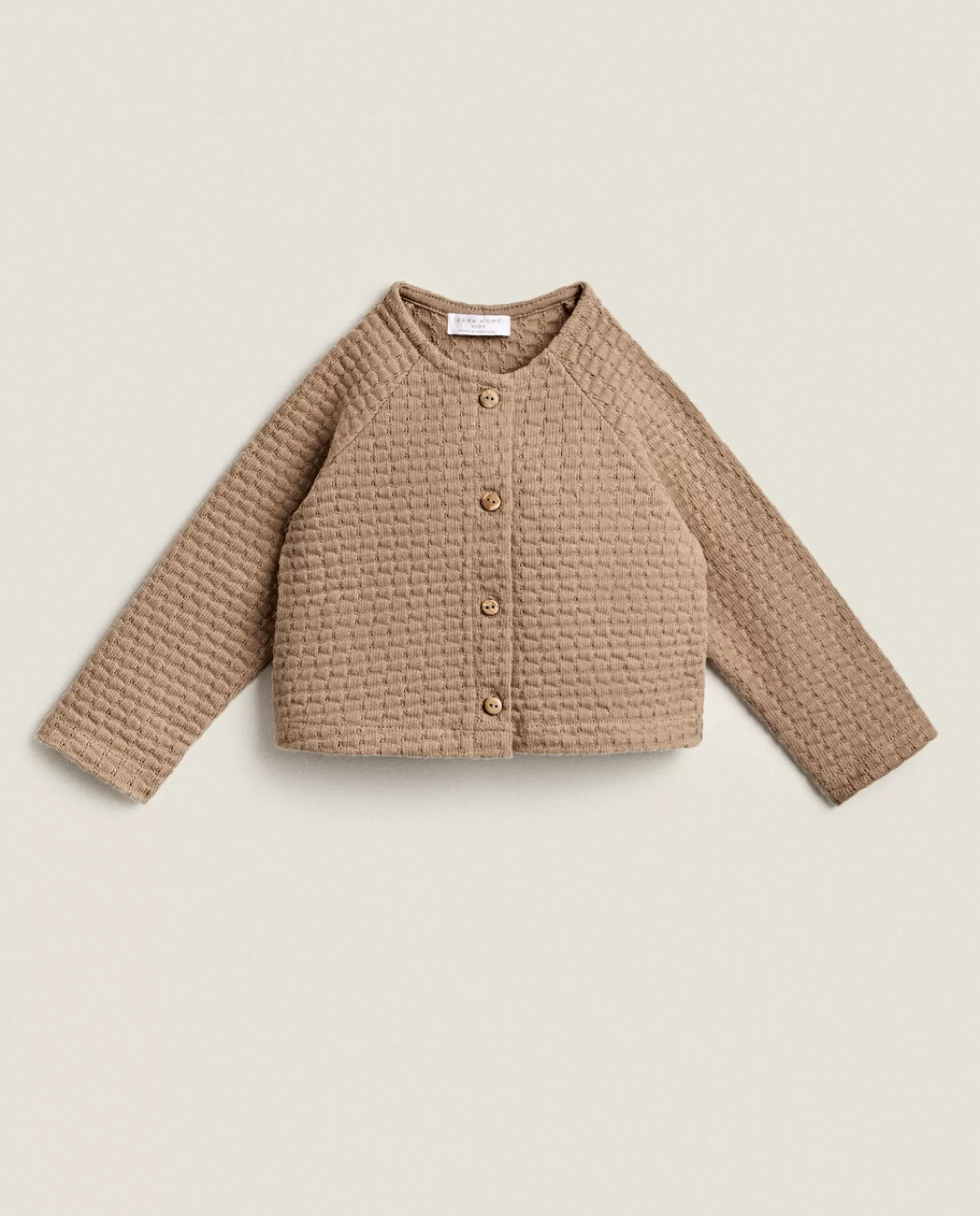 ZARA Home Knit Cardigan Brown Cheap