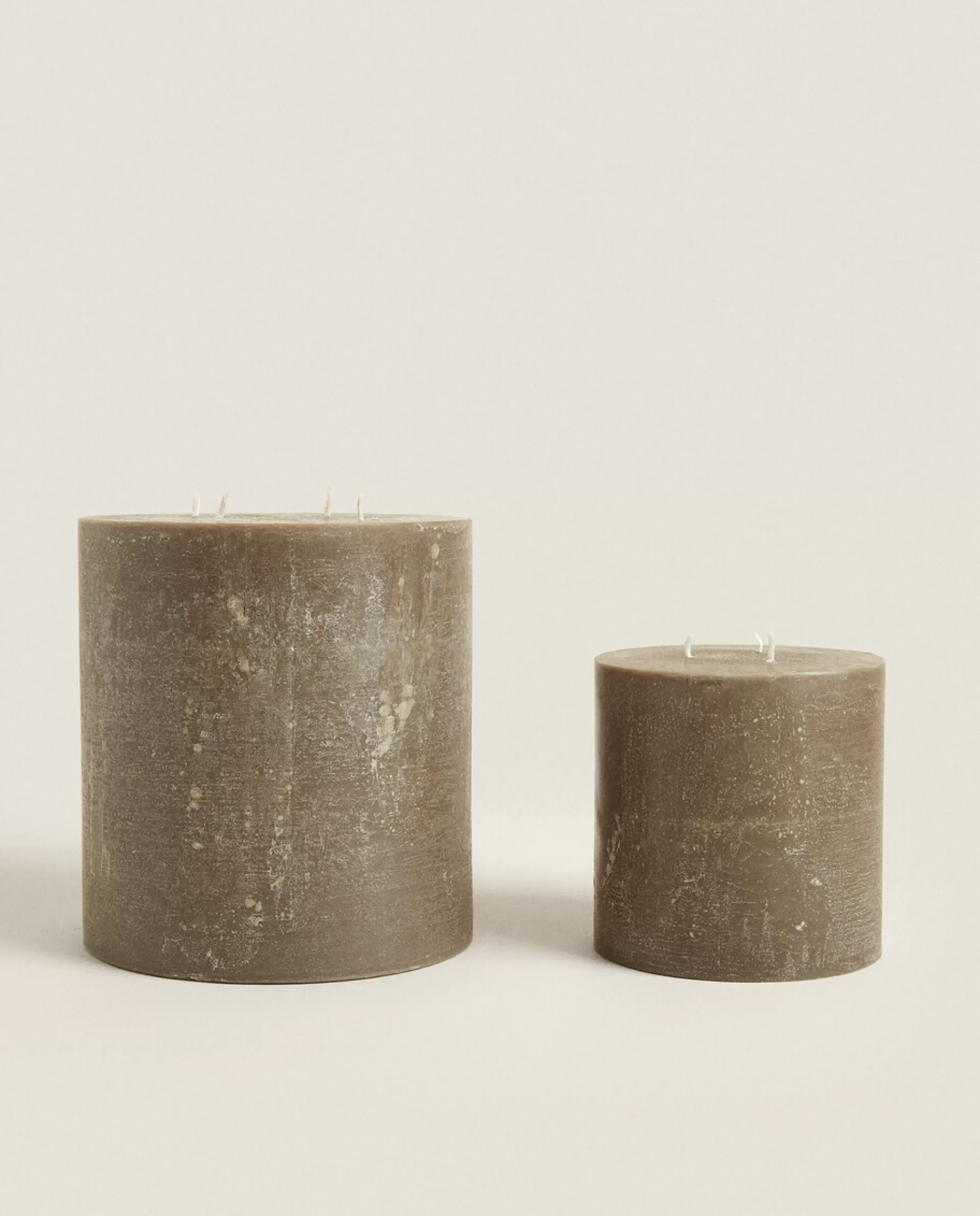 ZARA Home Large Candle Grey Shop