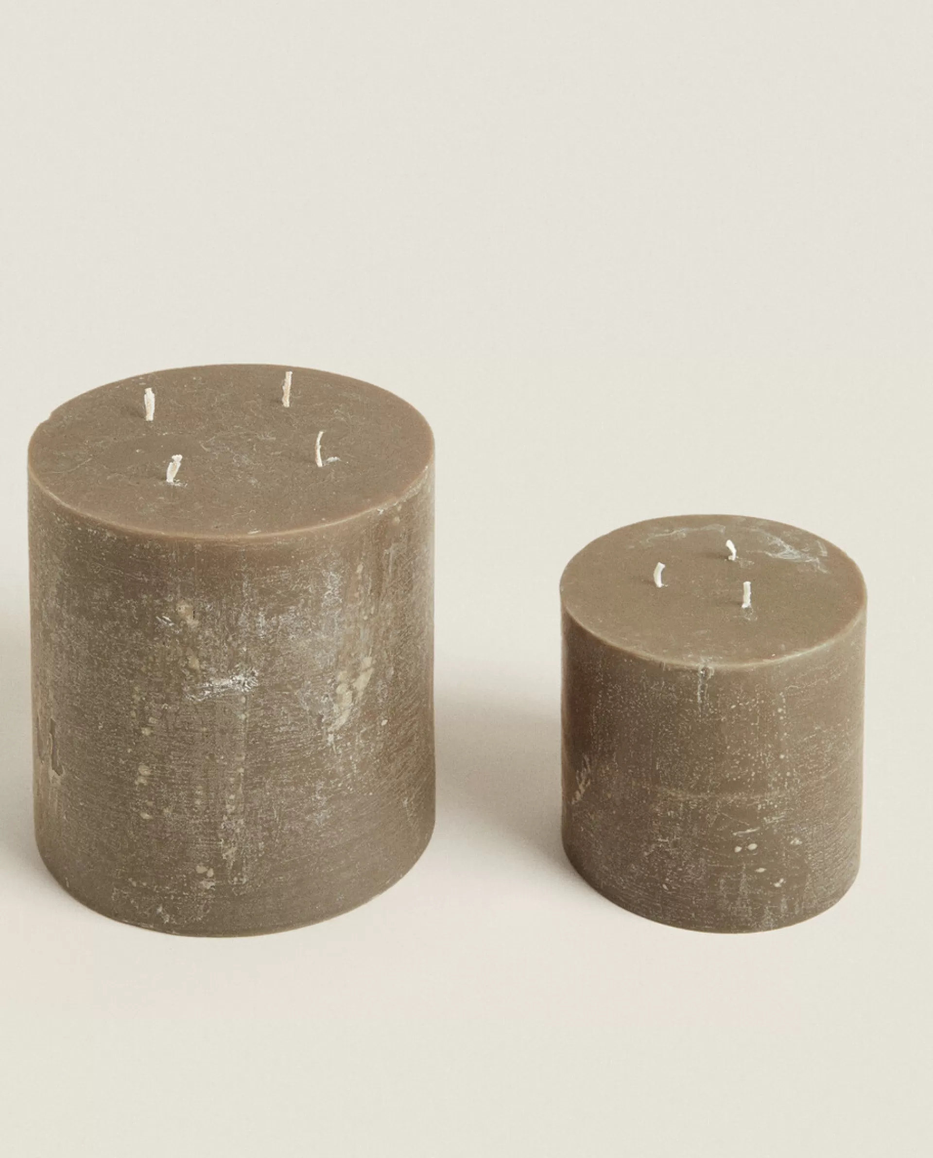 ZARA Home Large Candle Grey Shop