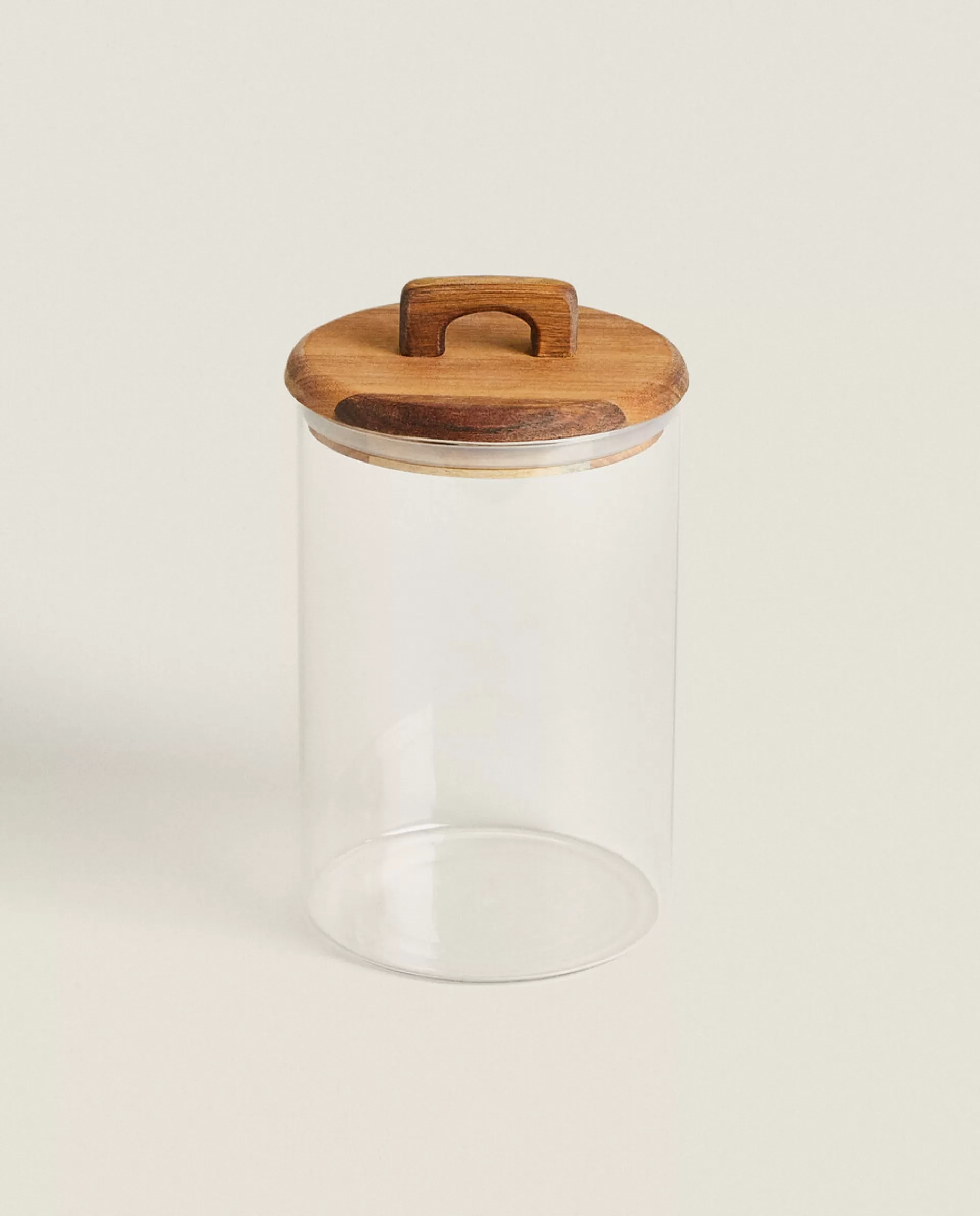 ZARA Home Large Wide Jar Natural Colour Discount