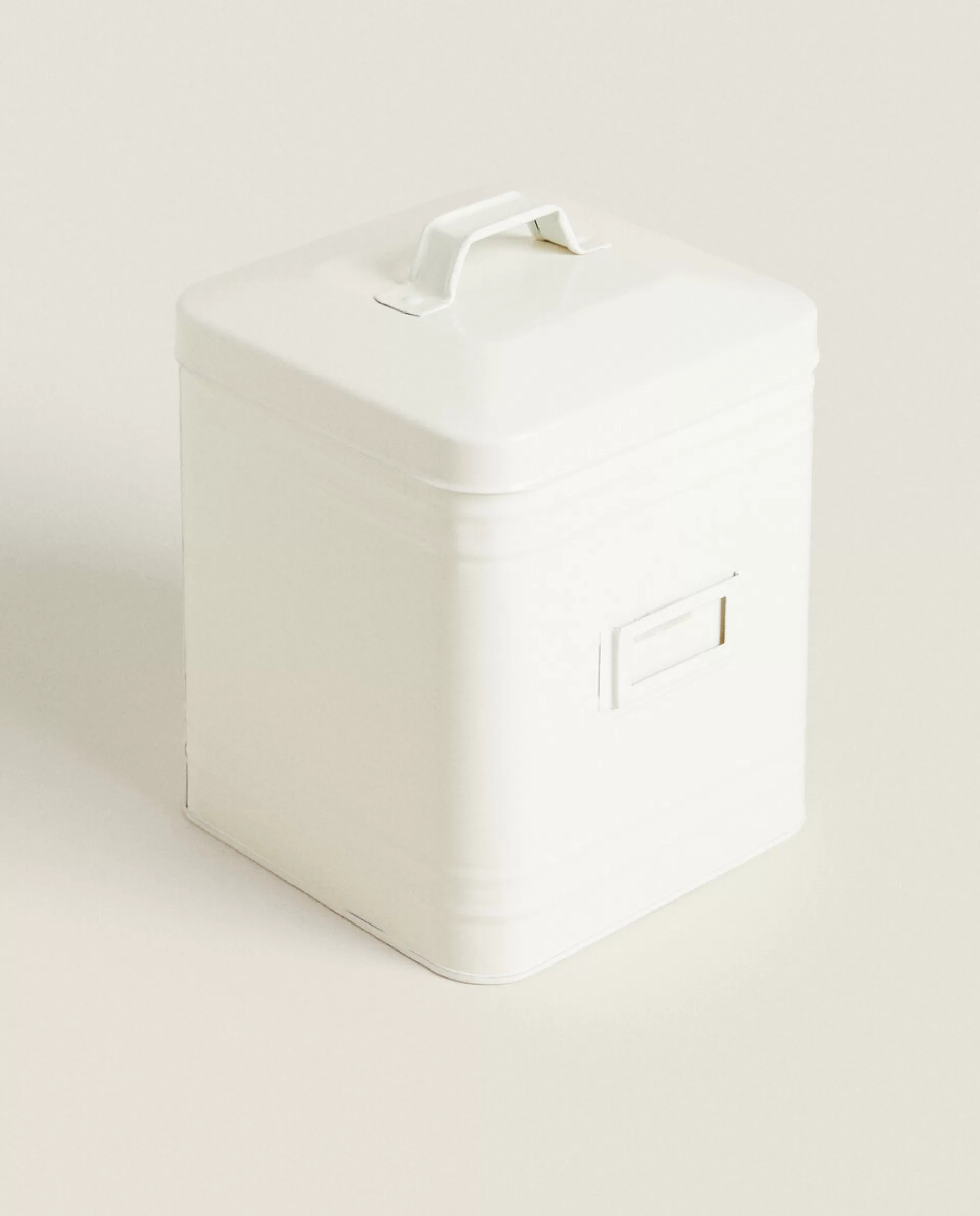 ZARA Home Laundry Tab Container Cream Sale
