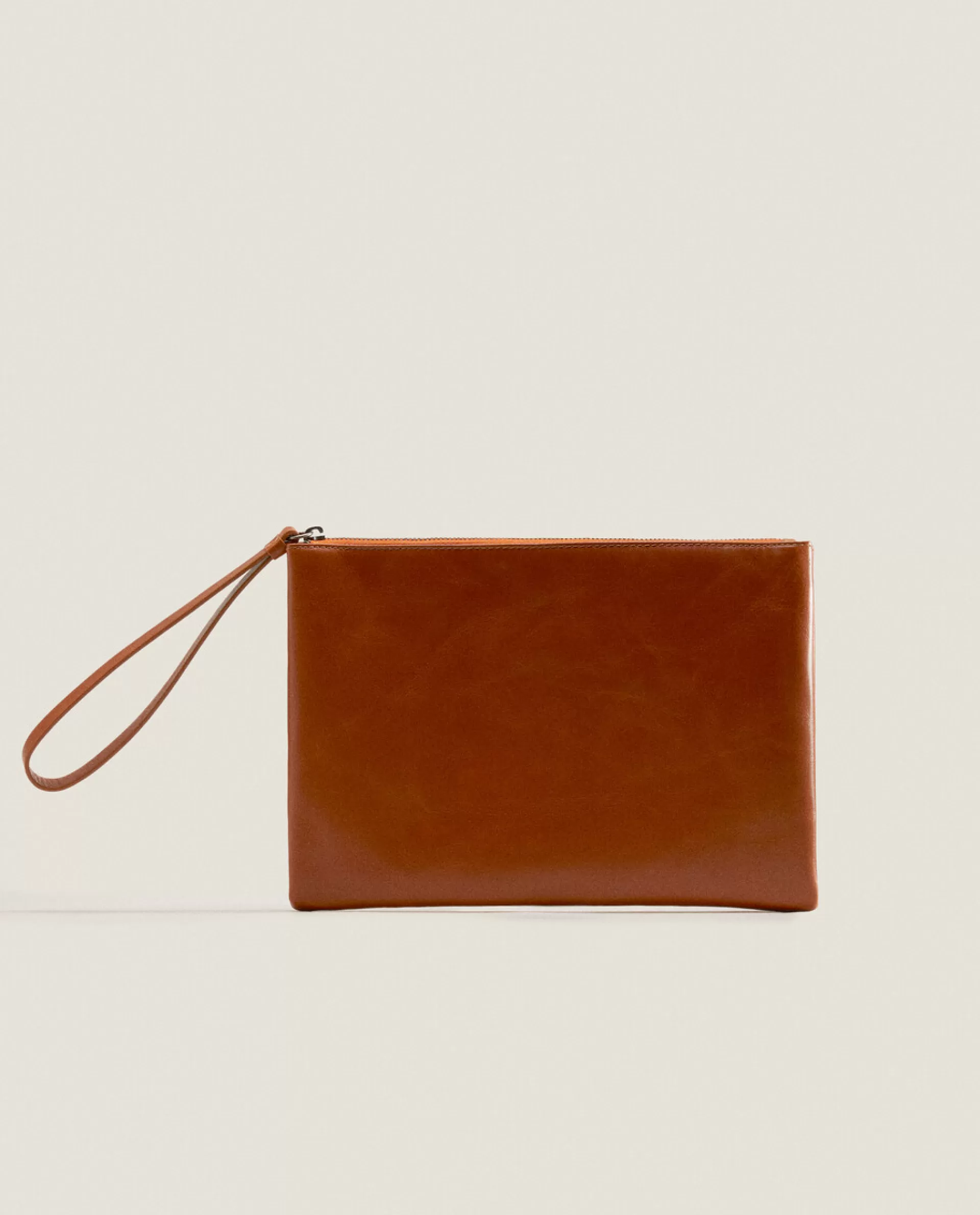 ZARA Home Leather Clutch Bag 1-105 Best