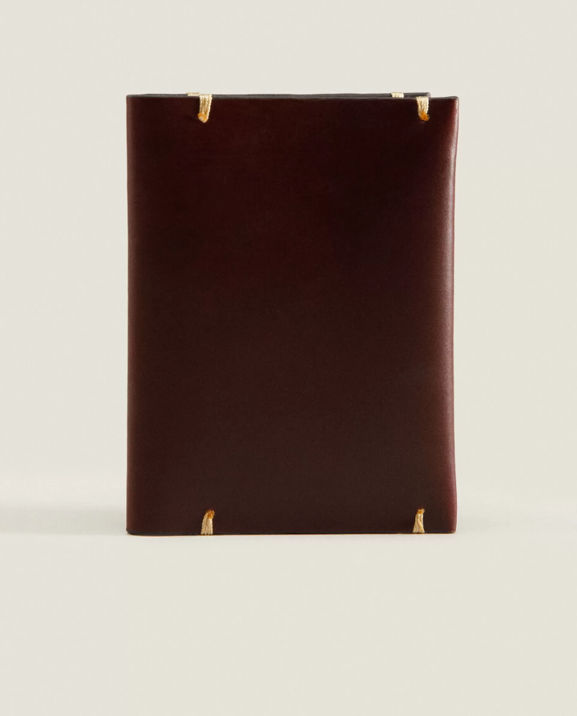 ZARA Home Leather Wallet With Topstiching Detail 1-022 Online