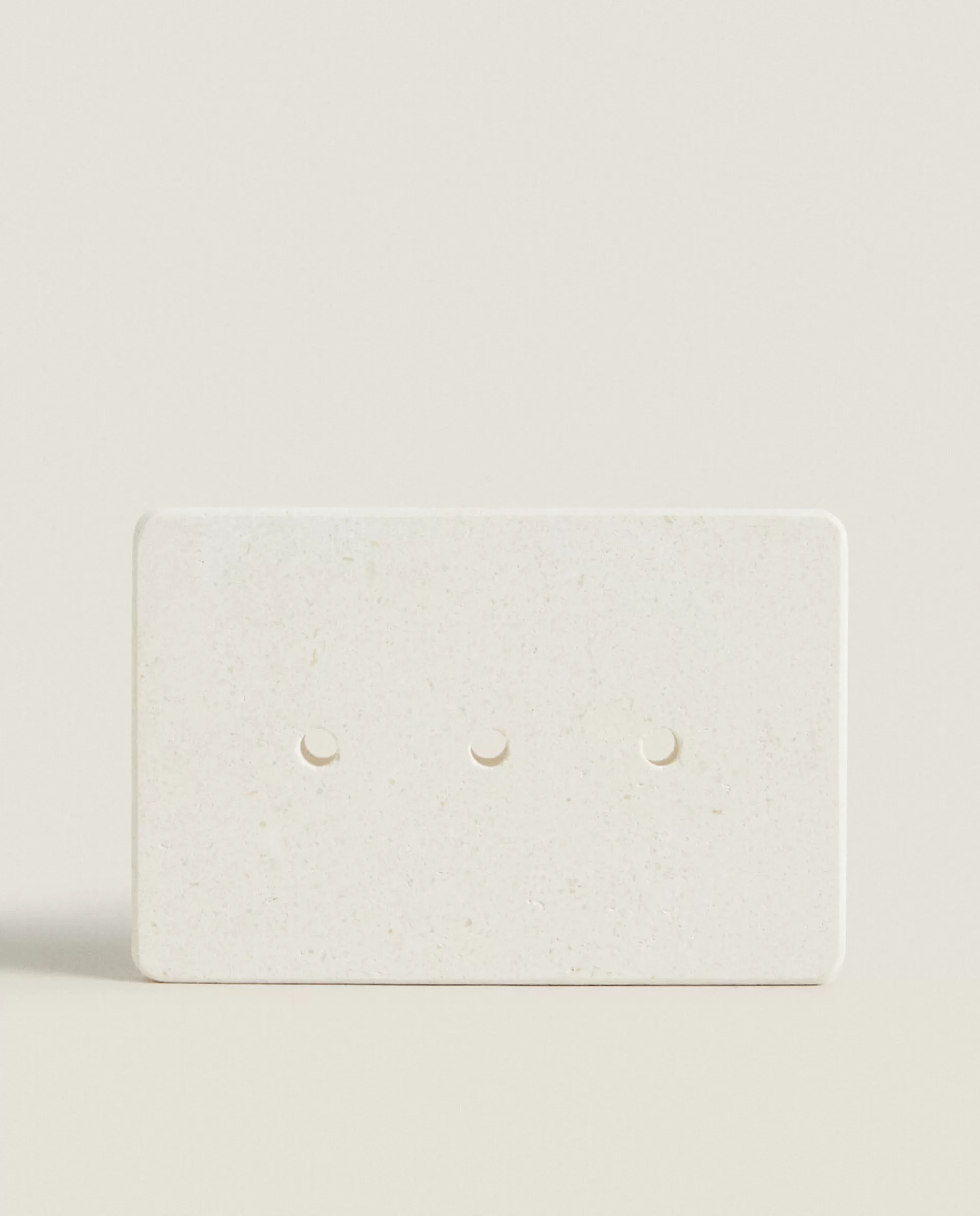 ZARA Home Light Marble Soap Dish Oyster White Shop