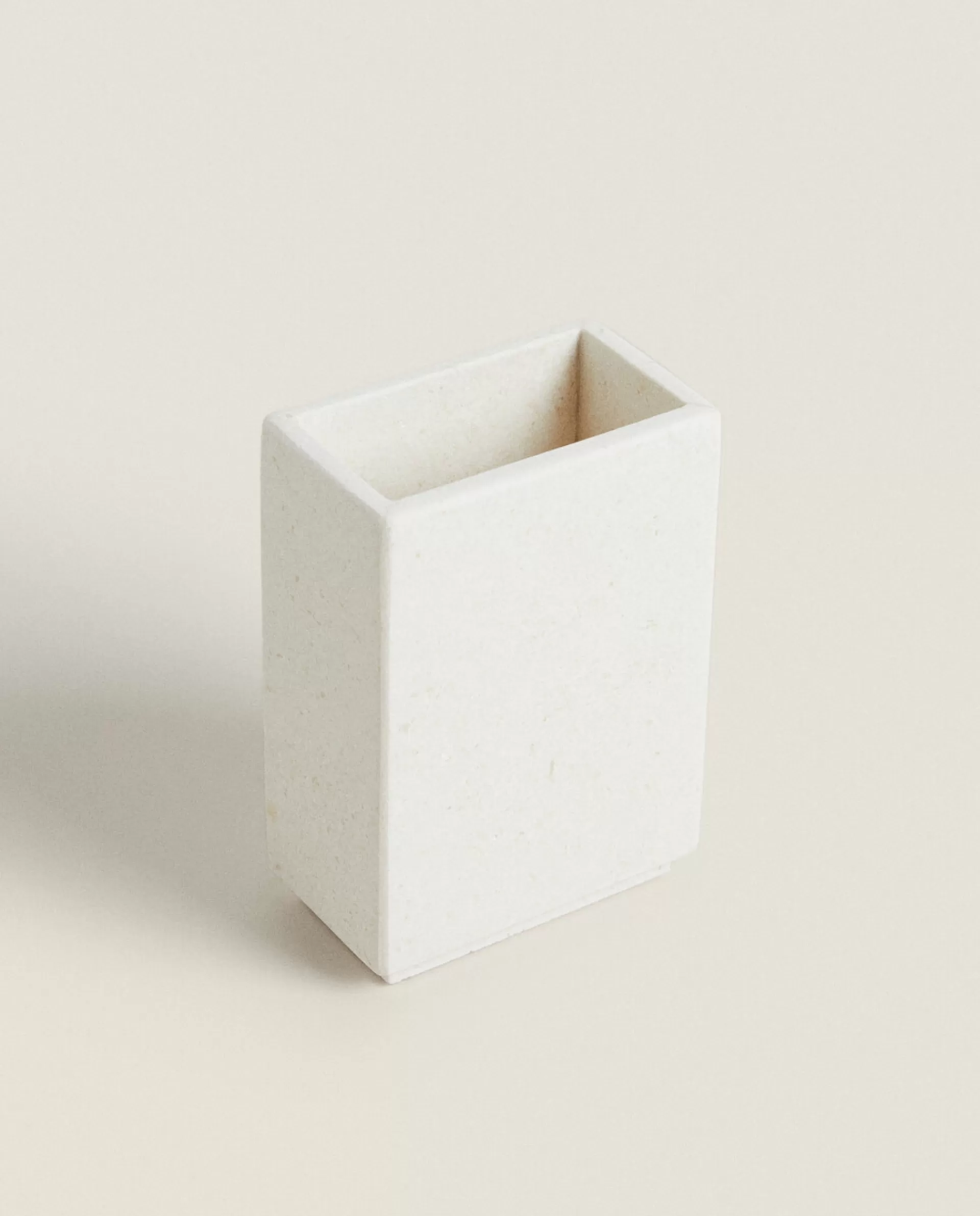 ZARA Home Light Marble Tumbler Oyster White Hot