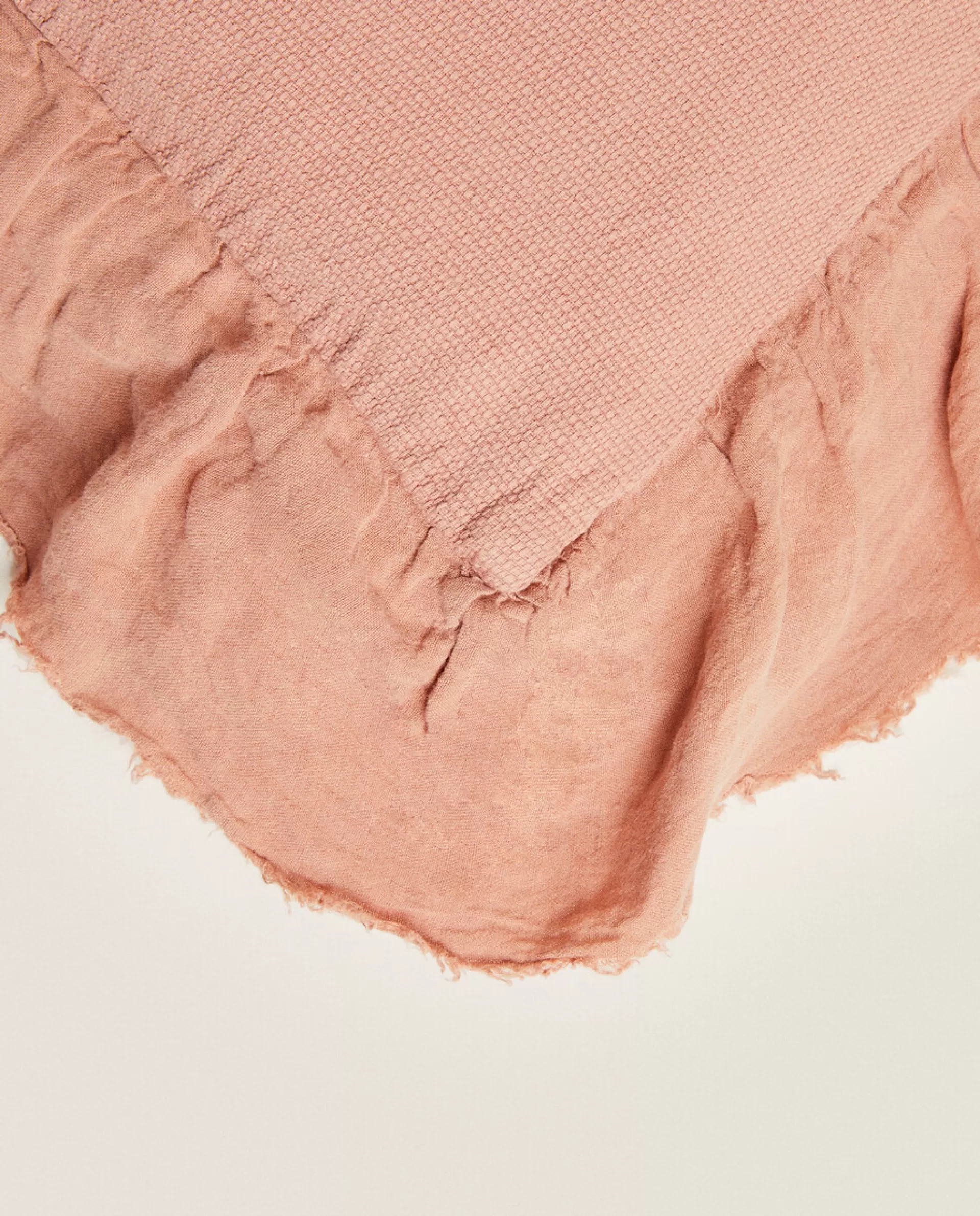 ZARA Home Linen Ruffle Throw Pillow Cover Pink Fashion