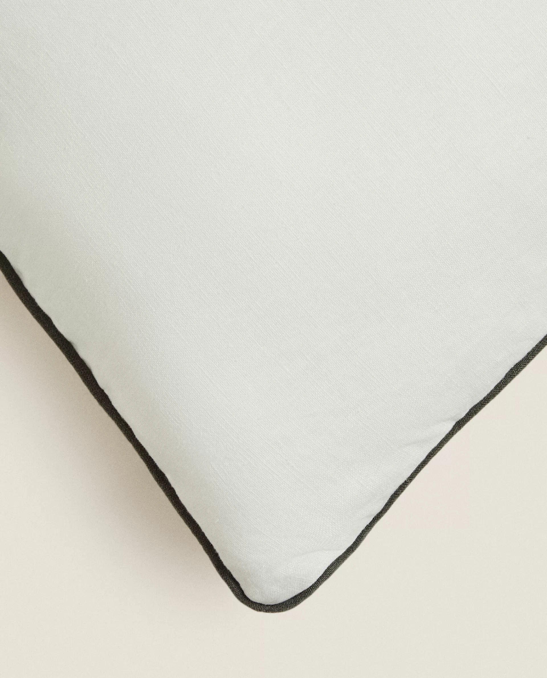 ZARA Home Linen Seat Cushion White Store