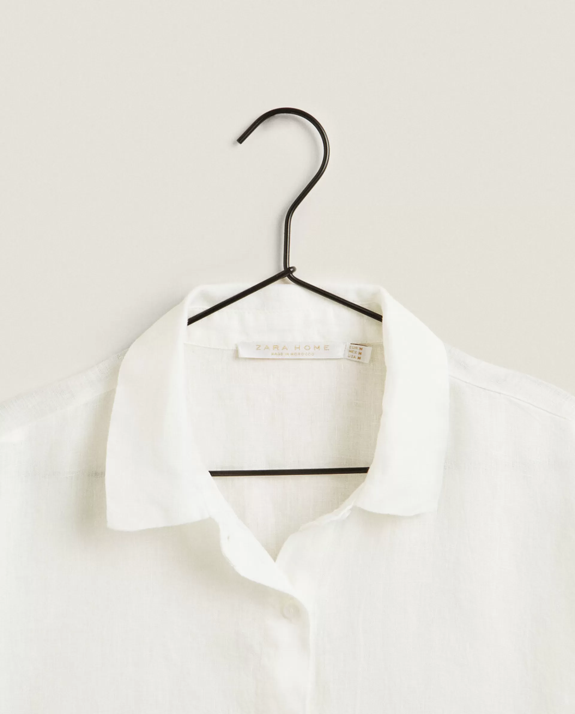 ZARA Home Linen Shirt Cream Clearance