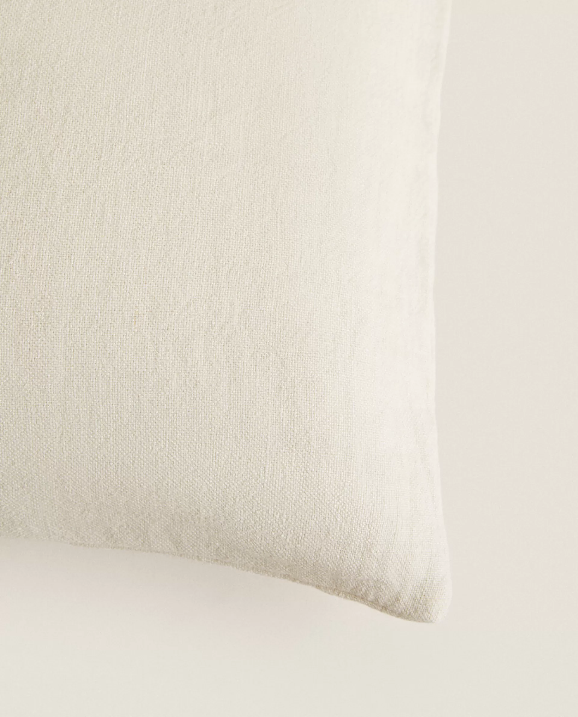 ZARA Home Linen Throw Pillow Cover Sand Best