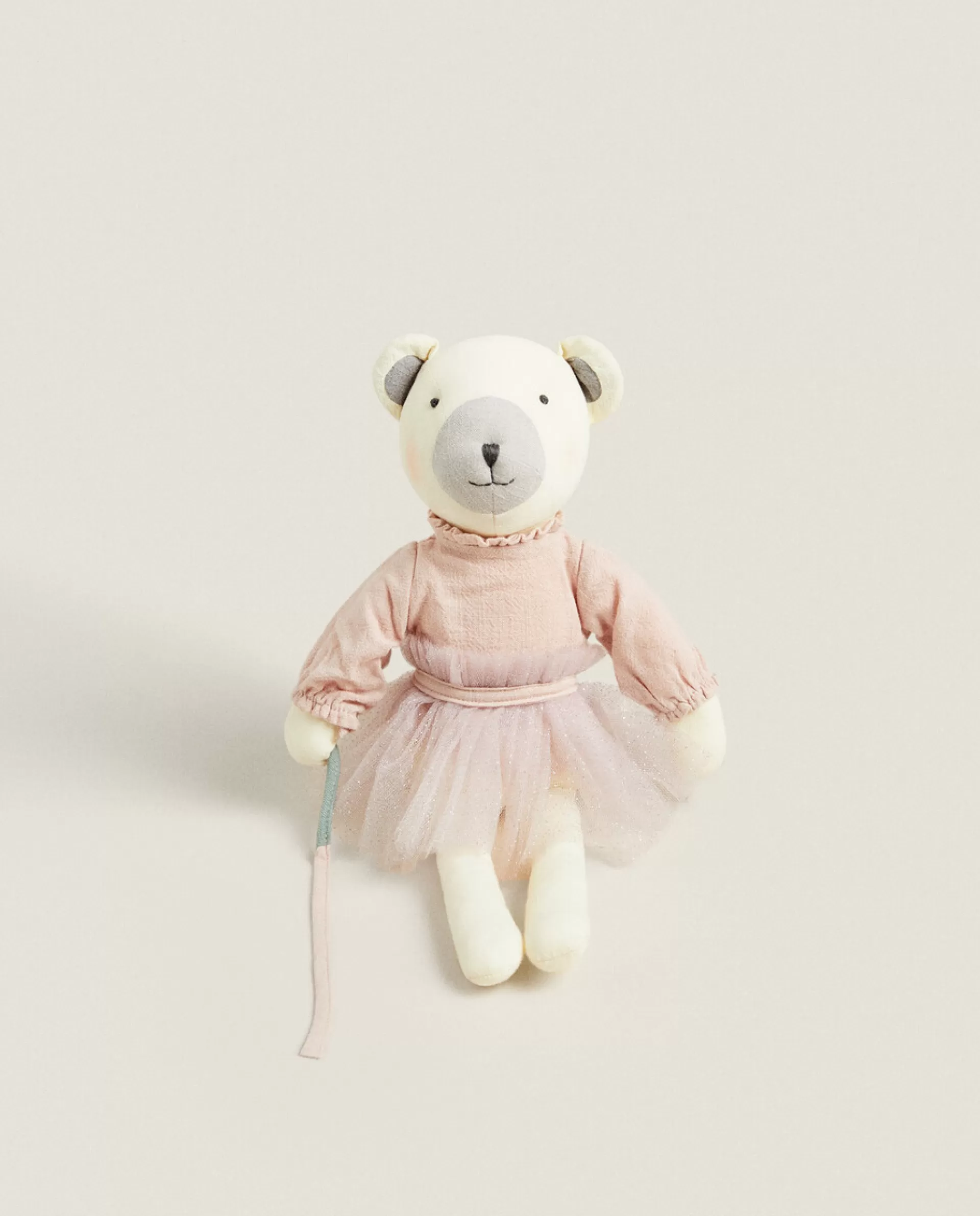 ZARA Home Little Bear Ballet Plush Toy White Best