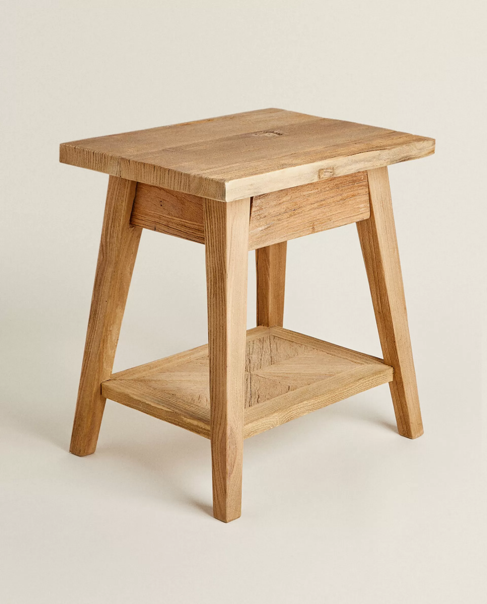 ZARA Home Little Wooden Table Natural Colour New