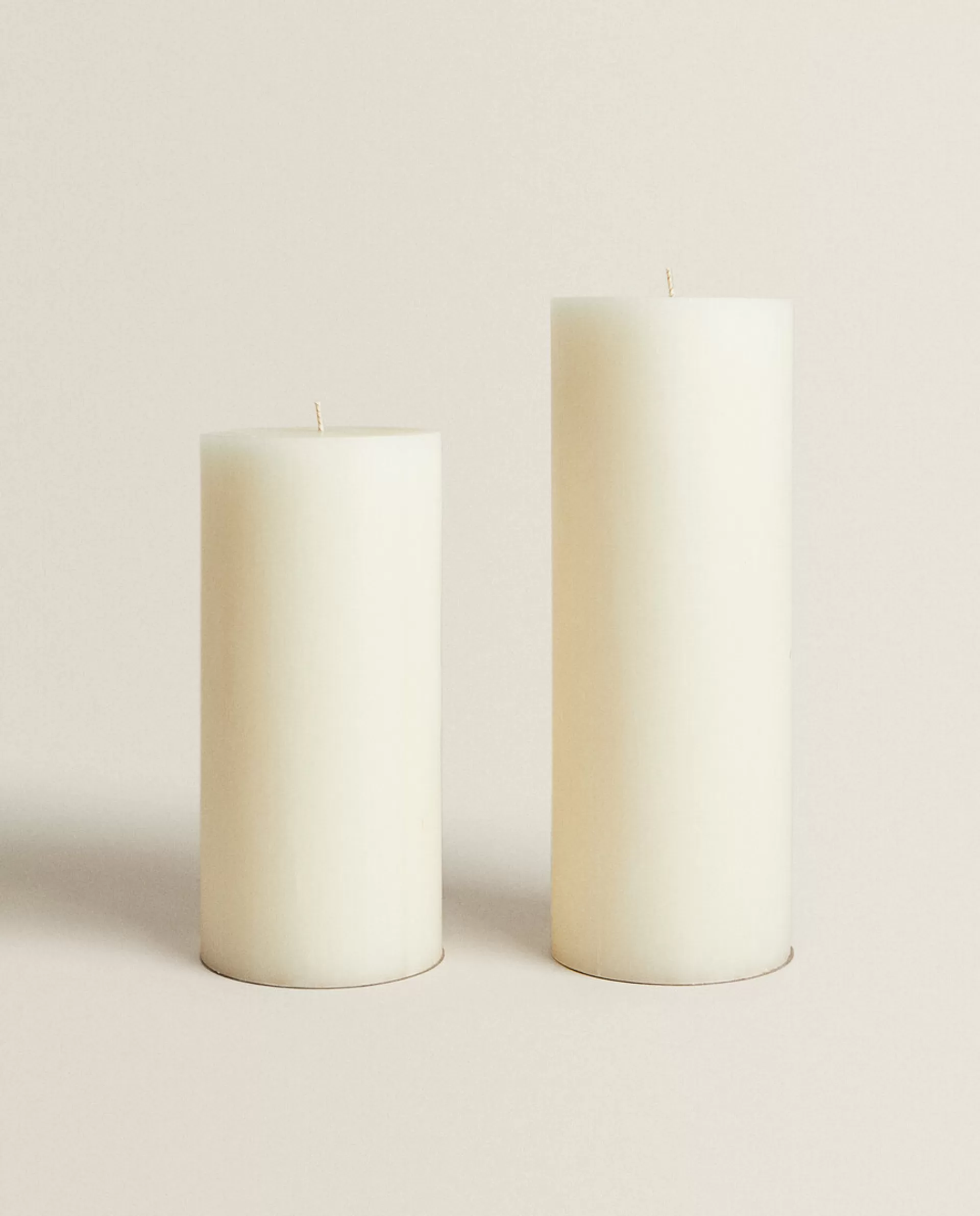 ZARA Home Long Cylinder Candle White Best