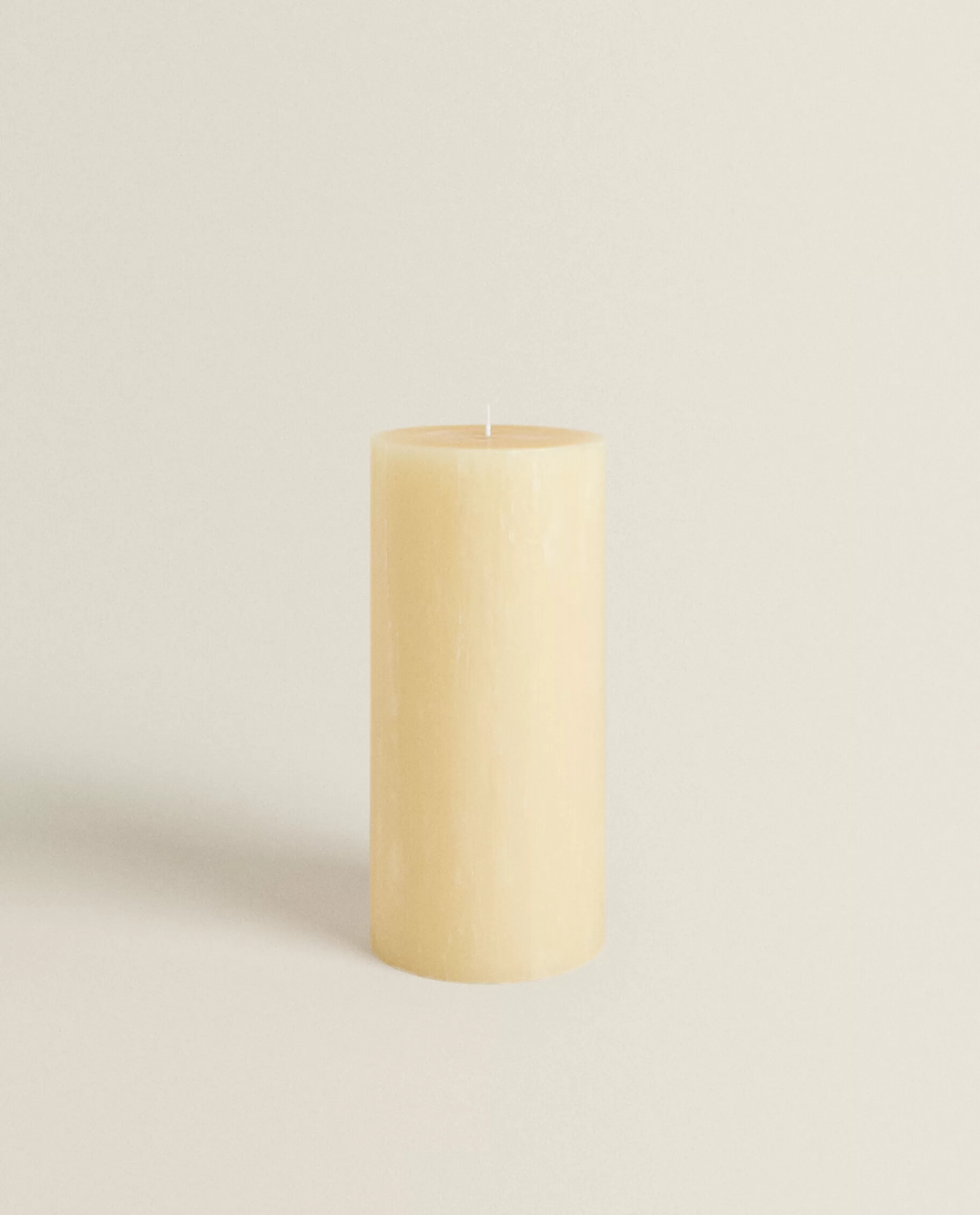 long_cylinder_candle_3-5.webp ZARA Home Long Cylinder Candle Butter Yellow Shop