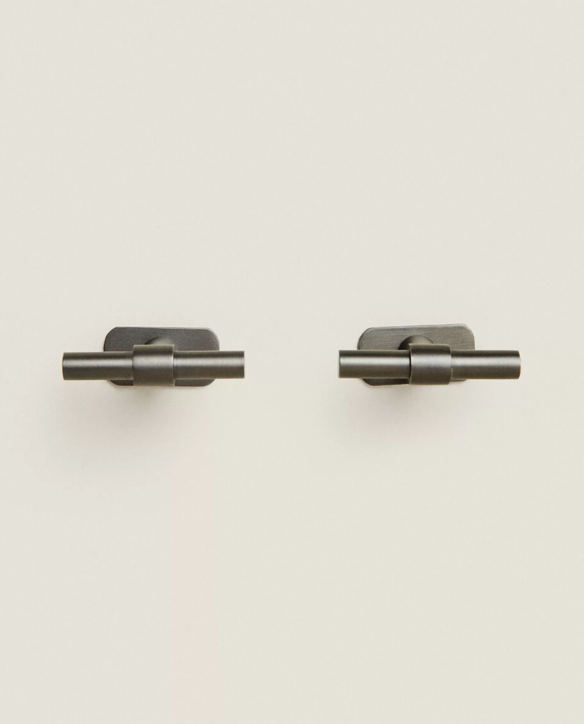 ZARA Home Long Metal Door Knob (Pack Of 2) Grey Online