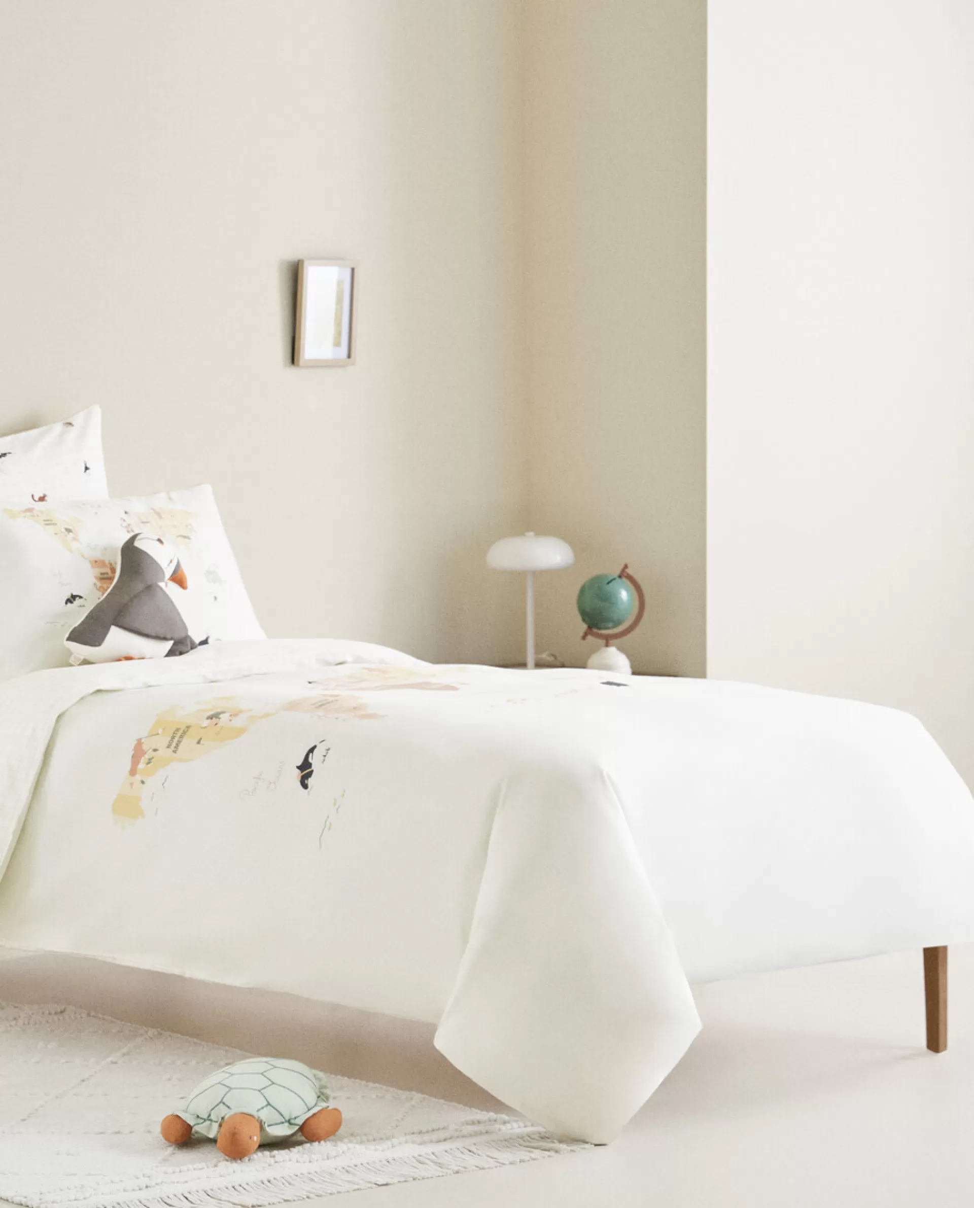 ZARA Home Map Duvet Cover Multicolored Shop