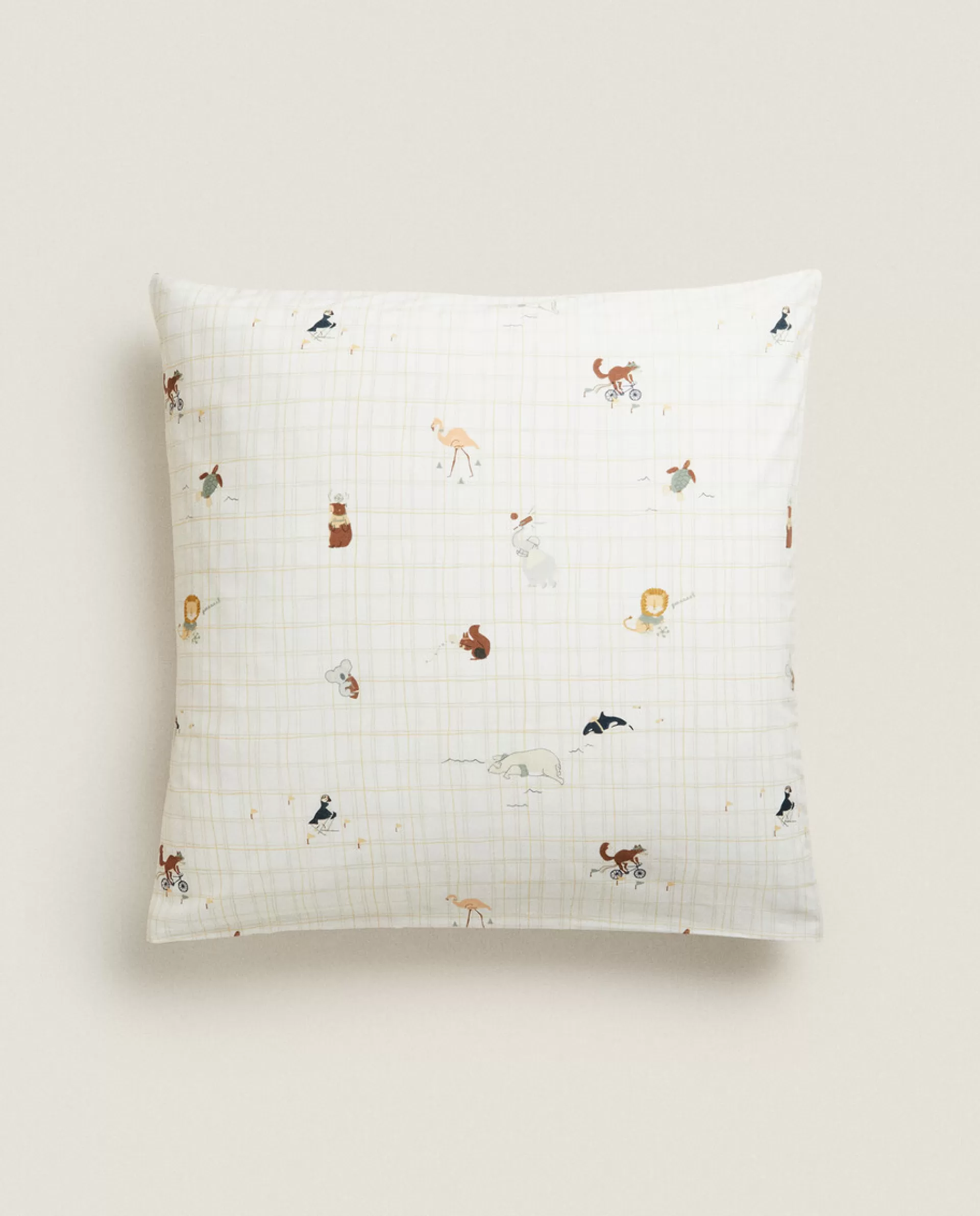 ZARA Home Map Pillowcase Multicolored Cheap