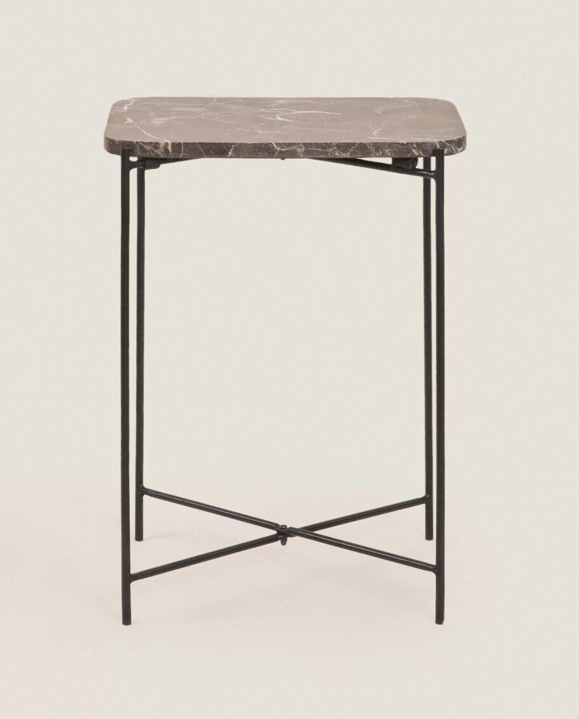 ZARA Home Marble Side Table Grey Sale