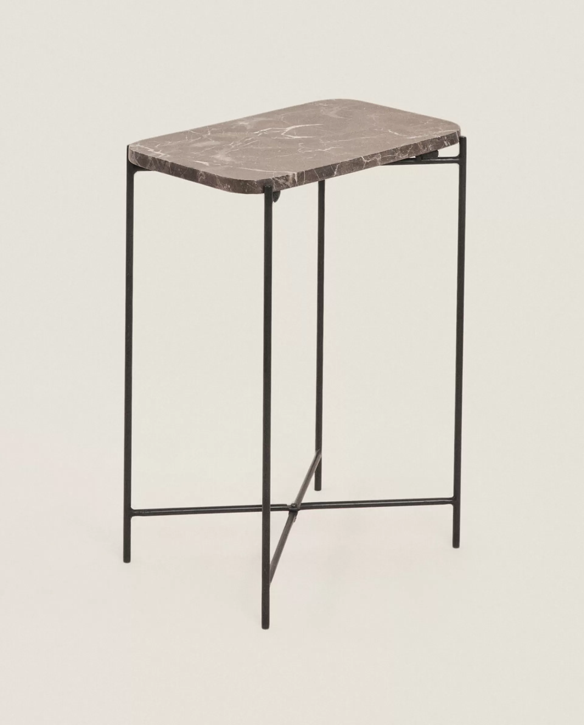 ZARA Home Marble Side Table Grey Sale